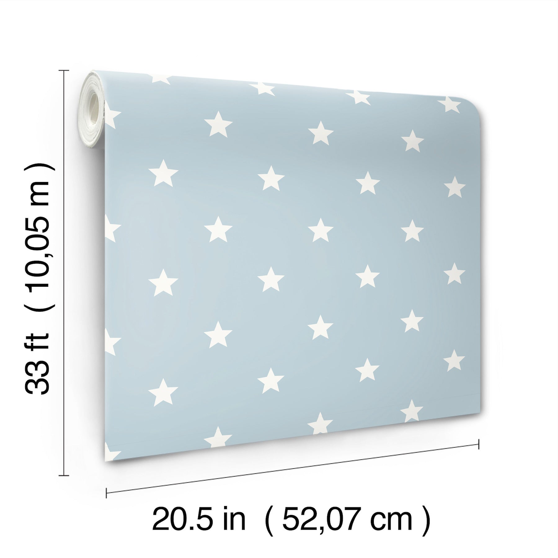 starry-motif-light-blue-geometric-wallpaper-york-wallcoverings-4203-27583 - York Wallcoverings Wallpaper