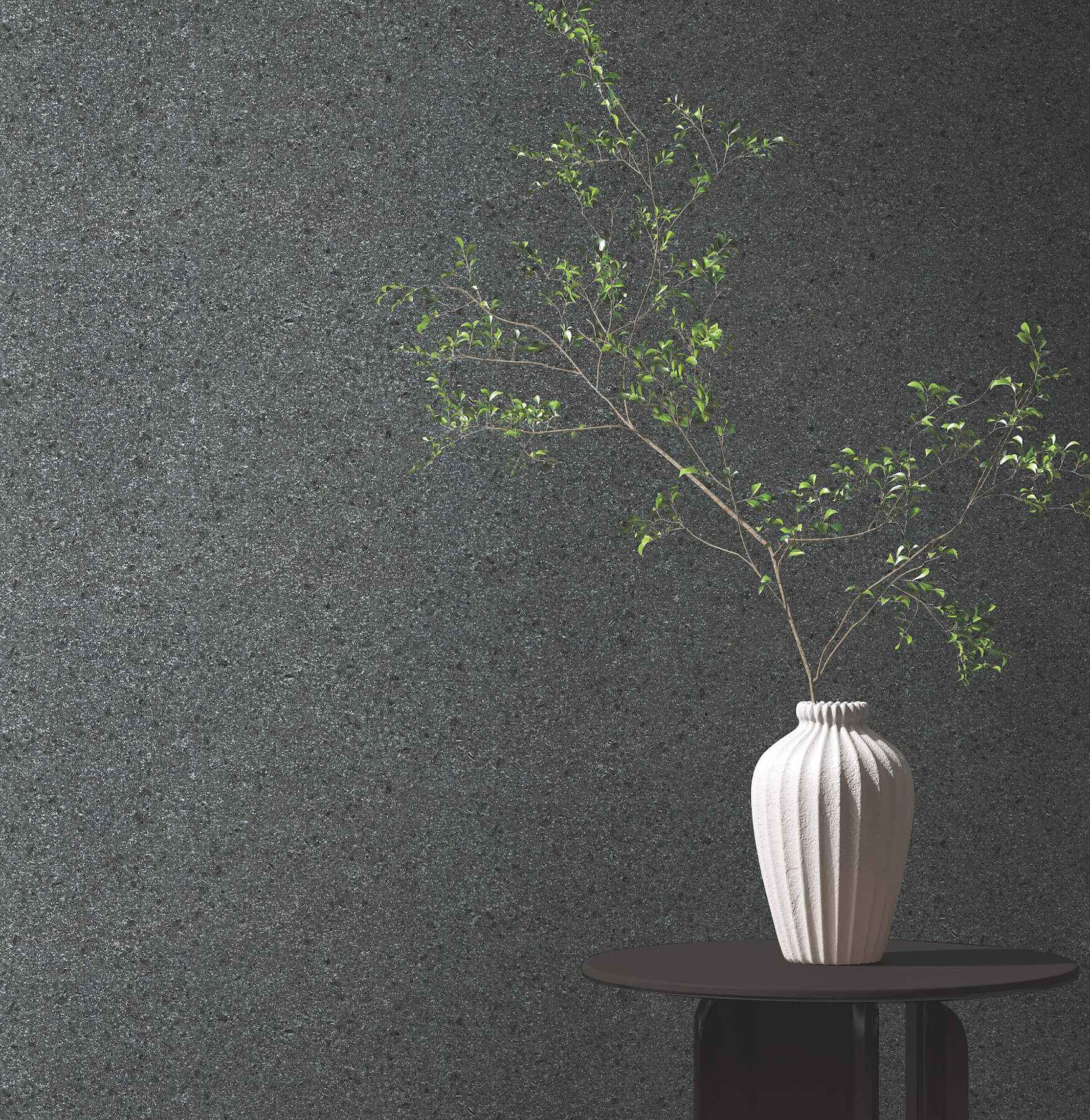 Brilliant Mica Black Glittering Wallpaper - York Wallcoverings - VR1500