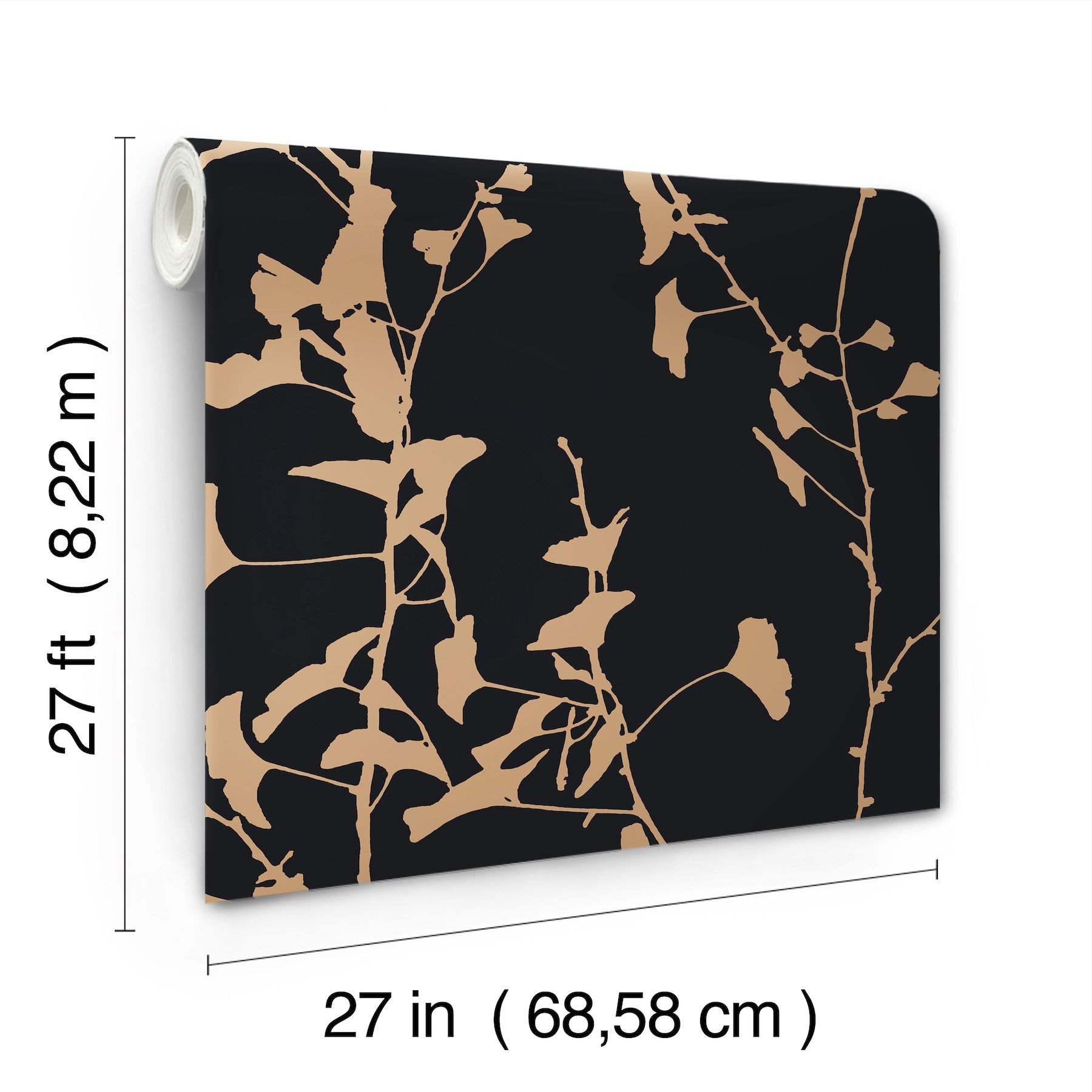 ginkgo-silhouette-black-gold-cork-wallpaper-york-wallcoverings-vr1512