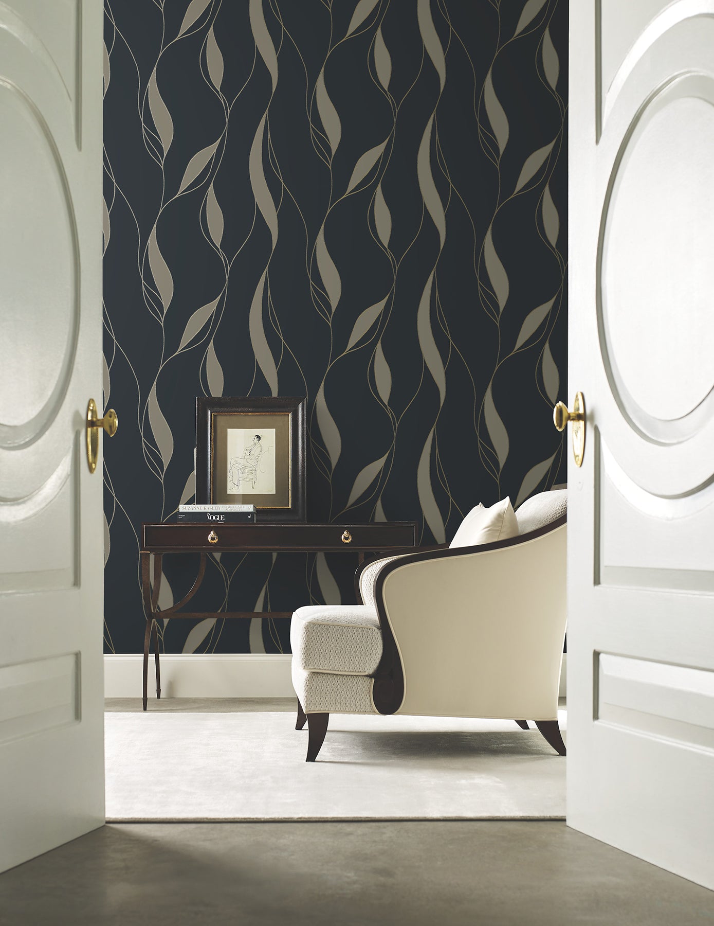 society-hill-black-abstract-leaf-wallpaper-york-wallcoverings-vr1549
