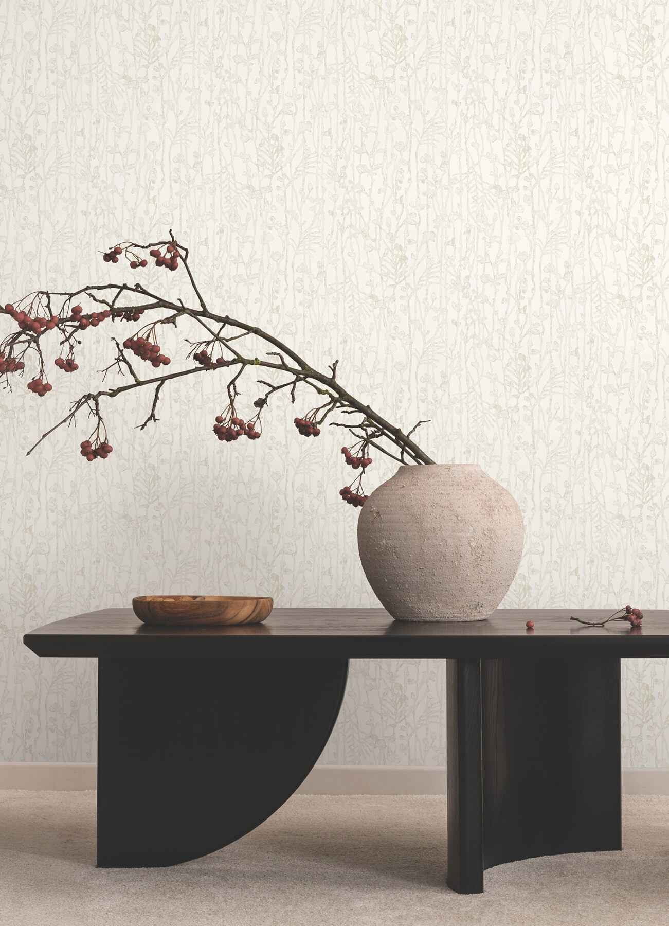 Filigree Pearl Abstract Wallpaper - York Wallcoverings - VR1558