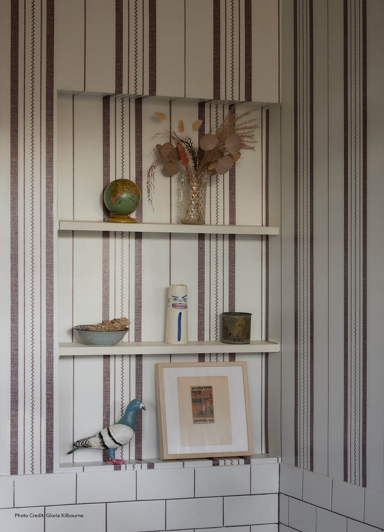 townhouse-stripe-maroon-peel-and-stick-wallpaper-york-wallcoverings-bbs6553 - York Wallcoverings Wallpaper