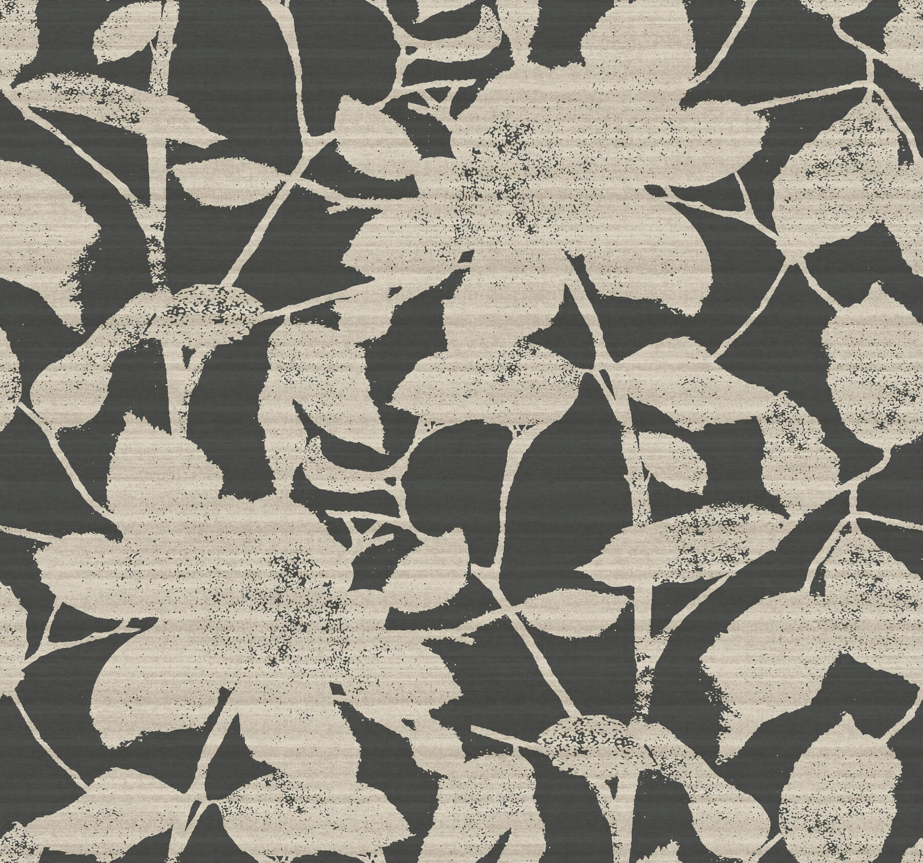 solange-black-botanical-wallpaper-york-wallcoverings-ll3213 - York Wallcoverings Wallpaper