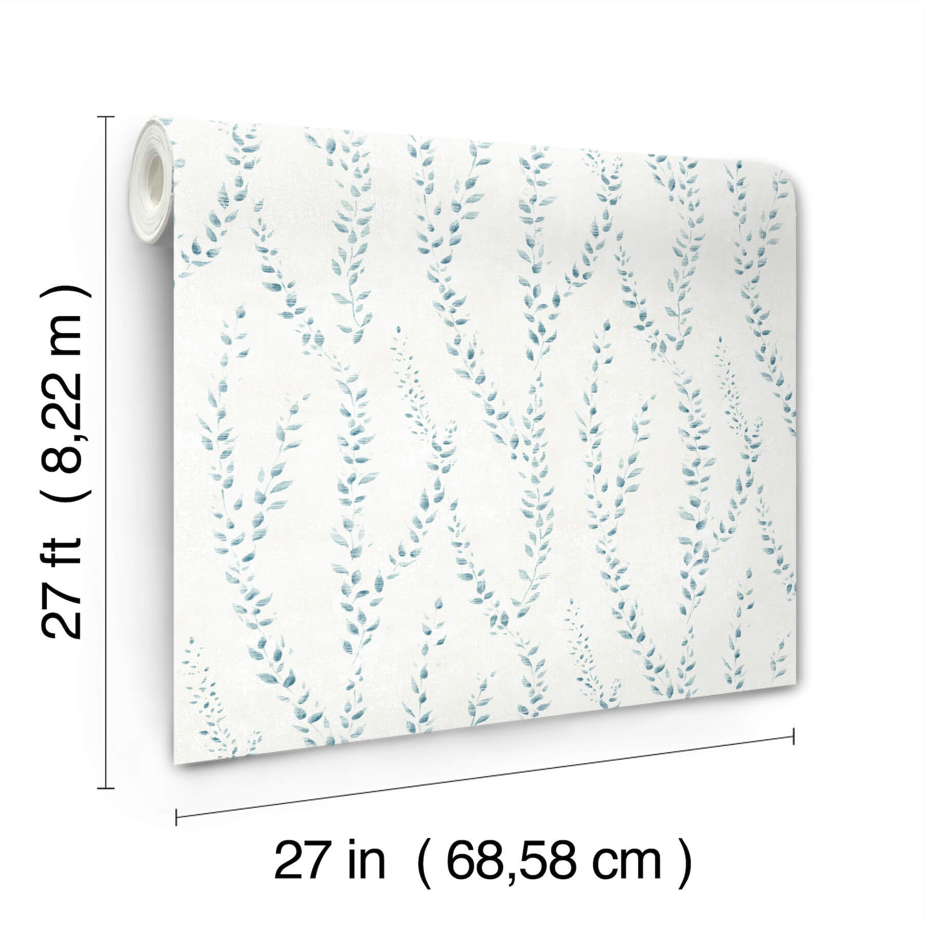 alpenrose-sapphire-vine-wallpaper-york-wallcoverings-ll3256 - York Wallcoverings Wallpaper