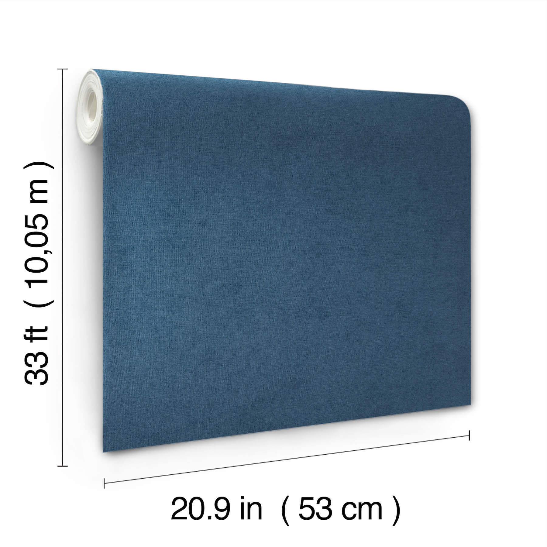 cullen-navy-faux-linen-wallpaper-york-wallcoverings-4202-408232 - York Wallcoverings Wallpaper