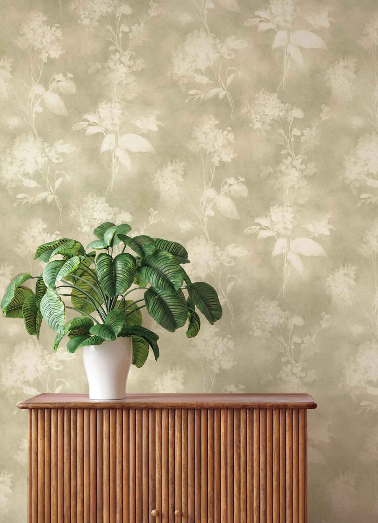 Izara Light Green Botanical Wallpaper - York Wallcoverings - 4202-481402 - York Wallcoverings Wallpaper