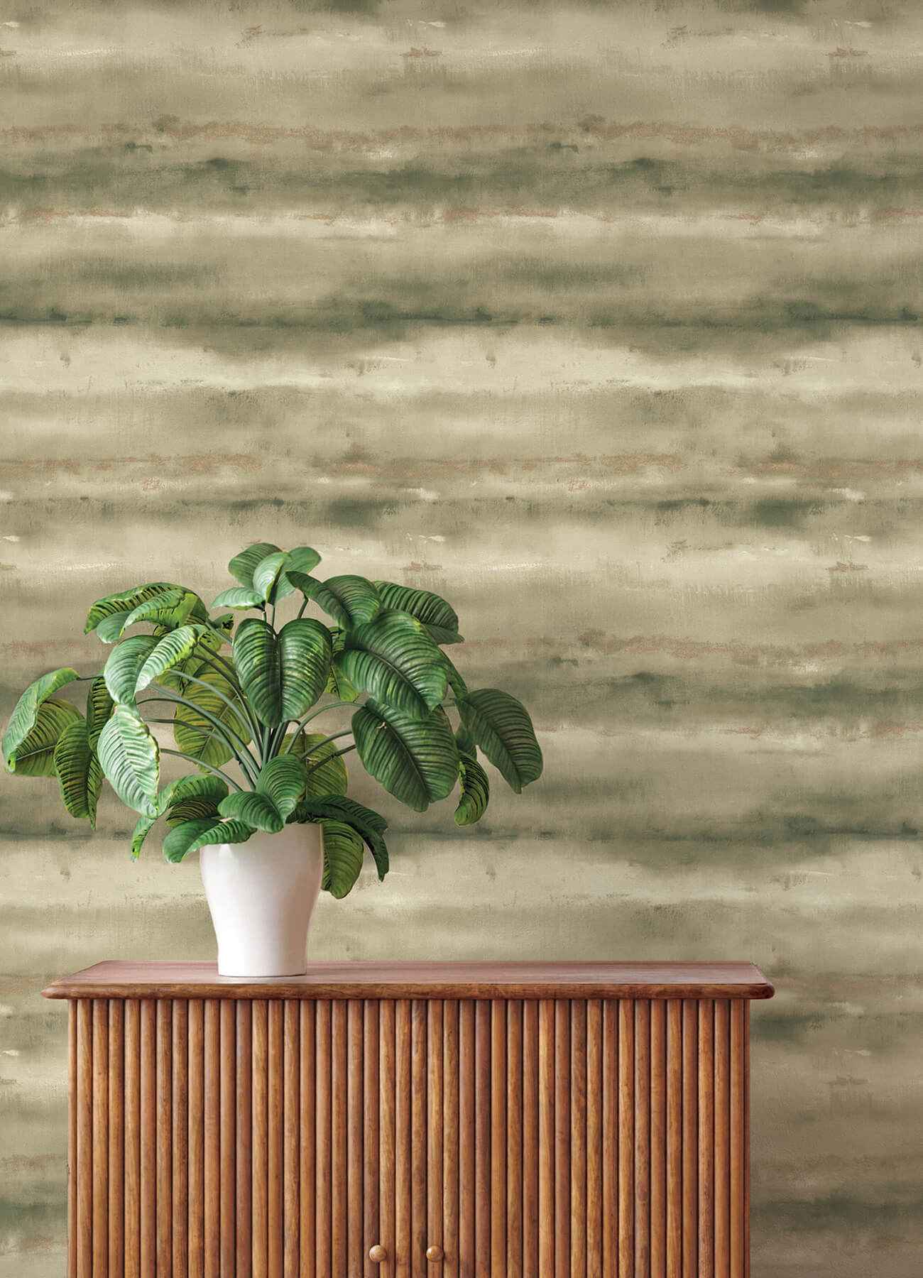 Ayla Green Abstract Stripe Wallpaper - York Wallcoverings - 4202-481655 - York Wallcoverings Wallpaper