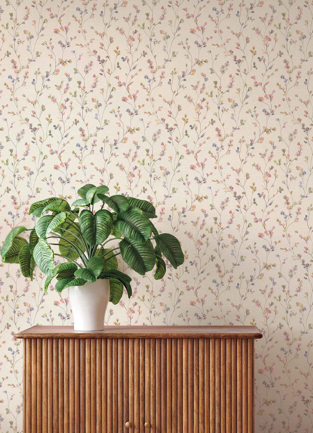 Romy Pink Springtime Trail Wallpaper - York Wallcoverings - 4202-486155 - York Wallcoverings Wallpaper