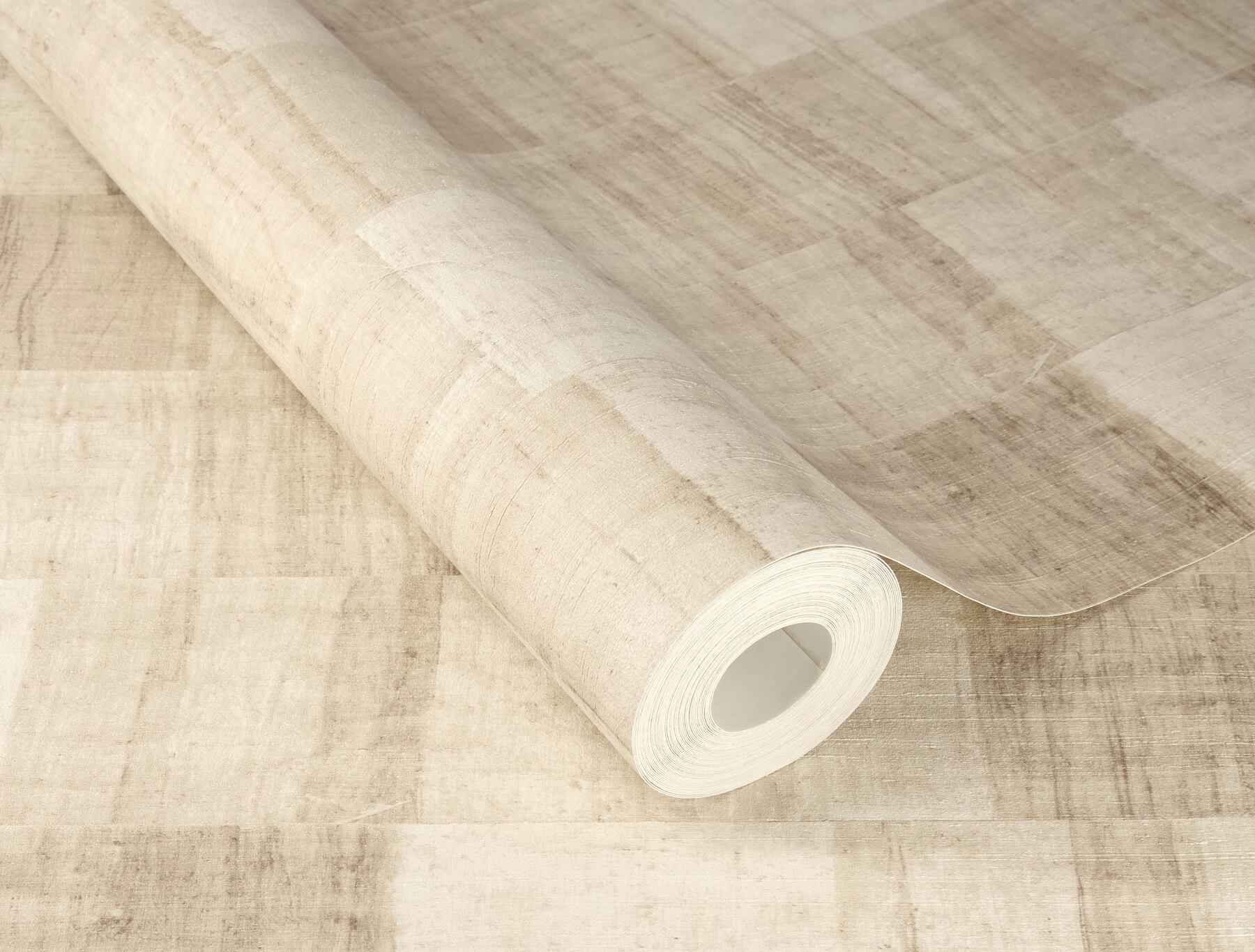 Ivo Beige Block Stripe Wallpaper - York Wallcoverings - 4202-570953 - York Wallcoverings Wallpaper
