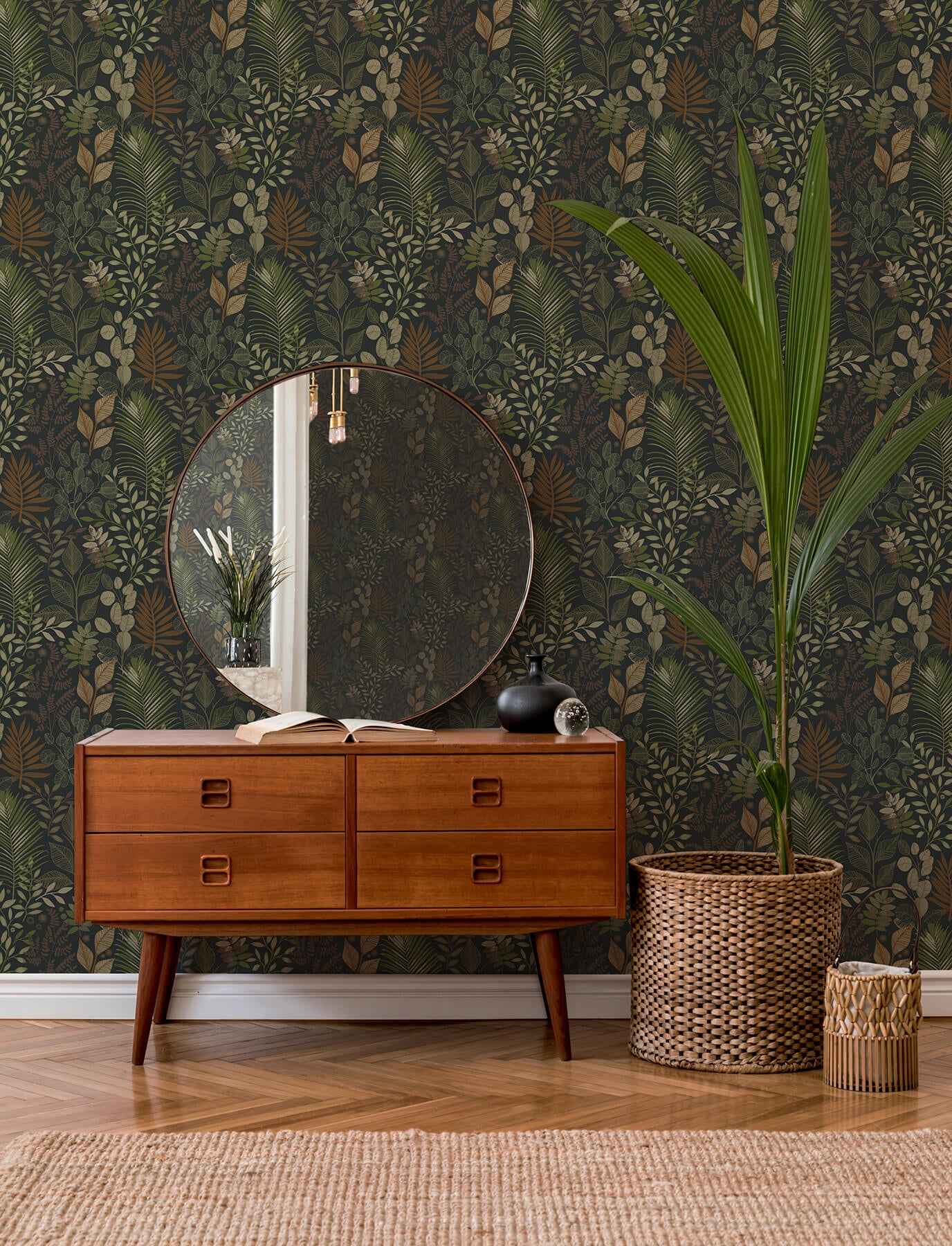 Ängslycka Black Forest Botanicals Wallpaper - York Wallcoverings - 4201-20104 - York Wallcoverings Wallpaper