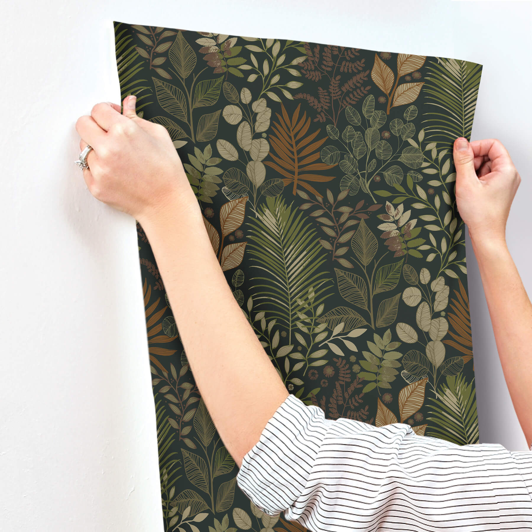 ngslycka-black-forest-botanicals-wallpaper-york-wallcoverings-4201-20104 - York Wallcoverings Wallpaper