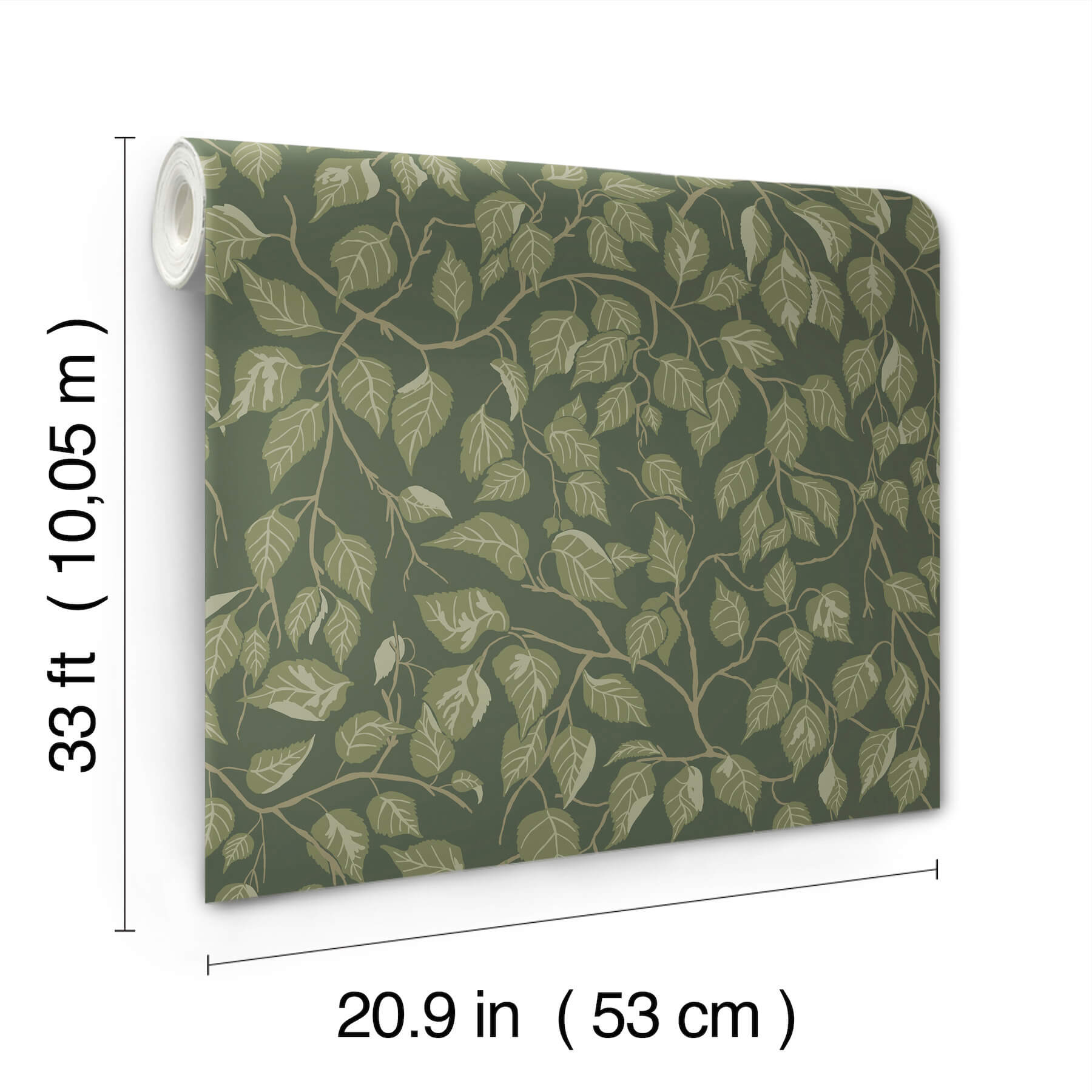hngbjrk-evergreen-vine-wallpaper-york-wallcoverings-4201-20108 - York Wallcoverings Wallpaper