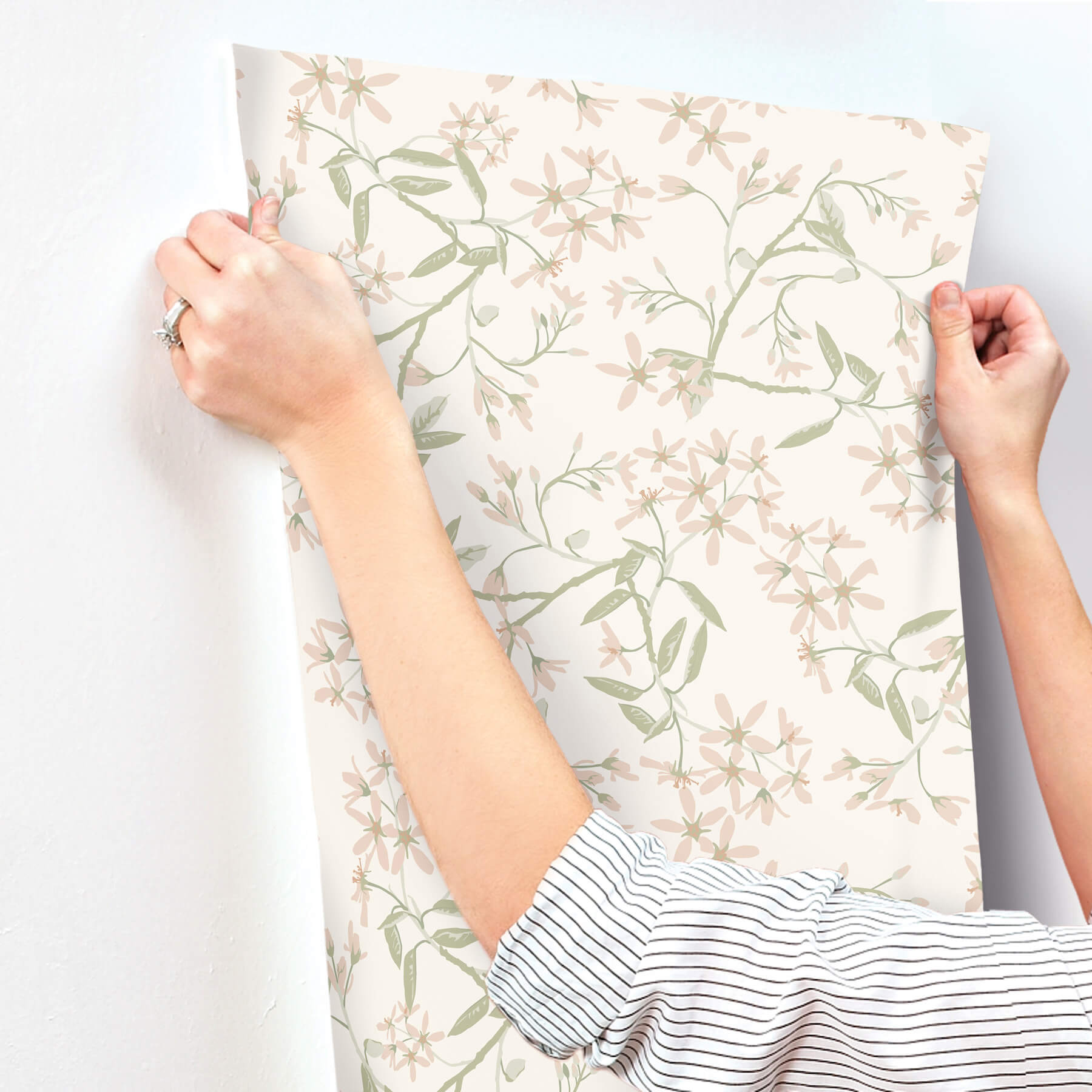 paradis-blush-bouquet-toss-wallpaper-york-wallcoverings-4201-20111 - York Wallcoverings Wallpaper