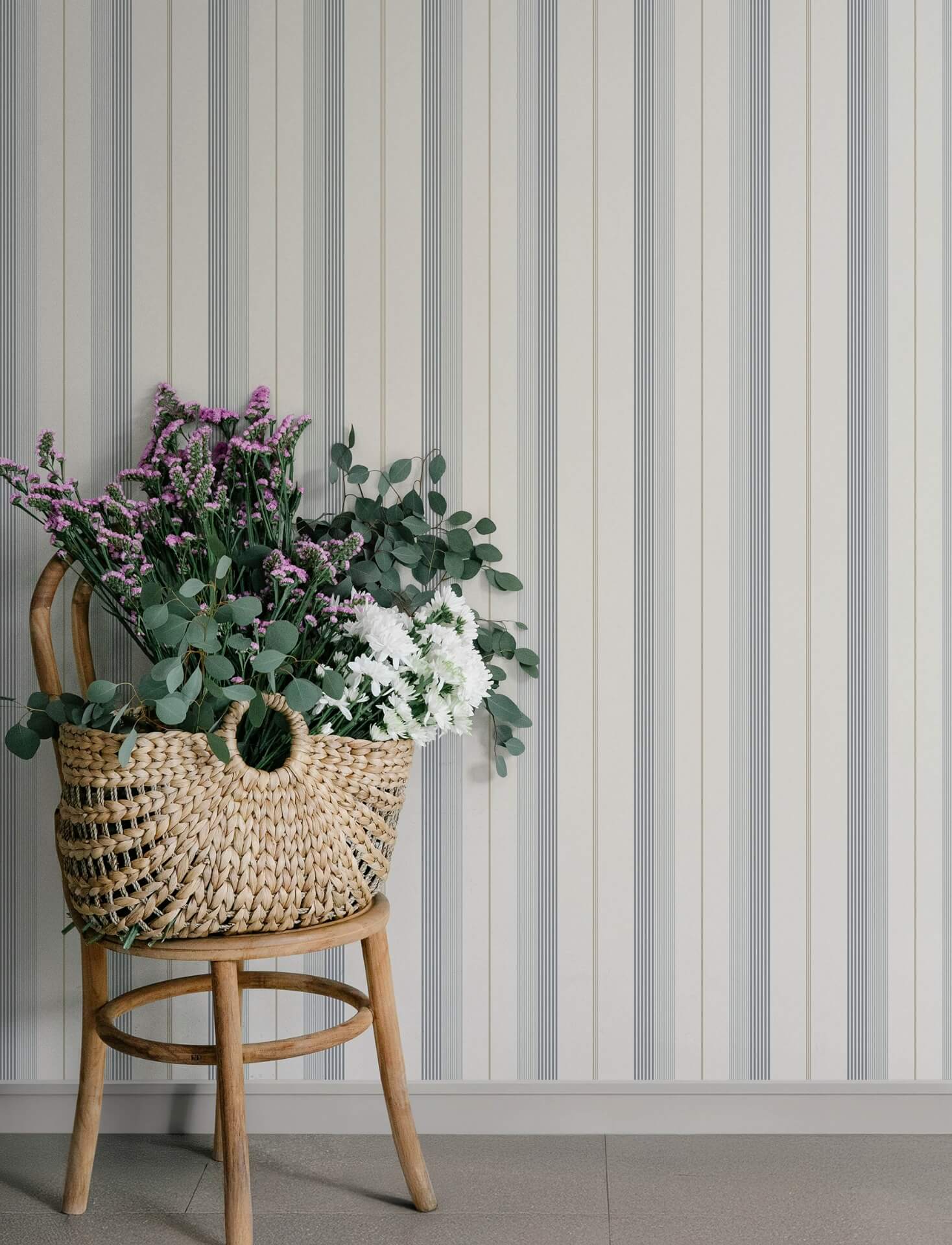herrgrd-light-blue-stripe-wallpaper-york-wallcoverings-4201-20119 - York Wallcoverings Wallpaper
