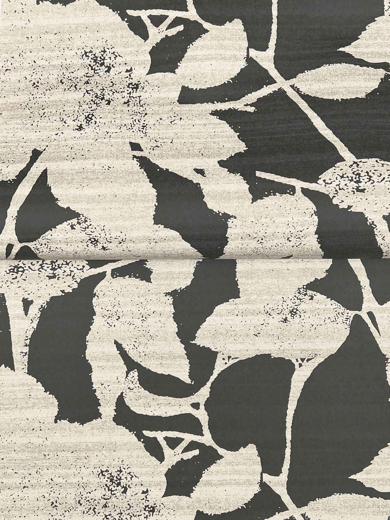 Solange Black Botanical Wallpaper - York Wallcoverings - LL3213 - York Wallcoverings Wallpaper