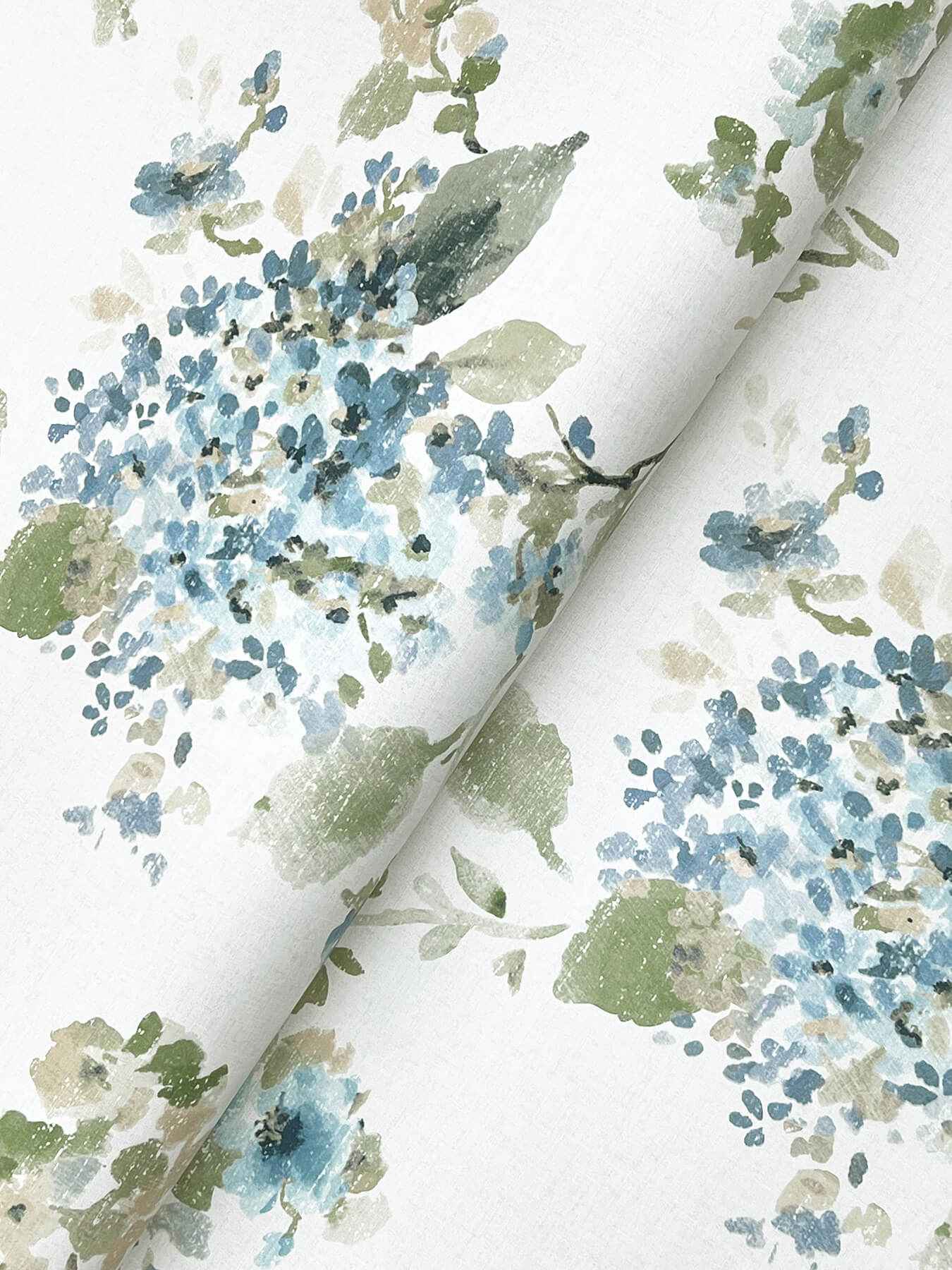 Veiled Garden Sky Blue Floral Wallpaper - York Wallcoverings - LL3229 - York Wallcoverings Wallpaper