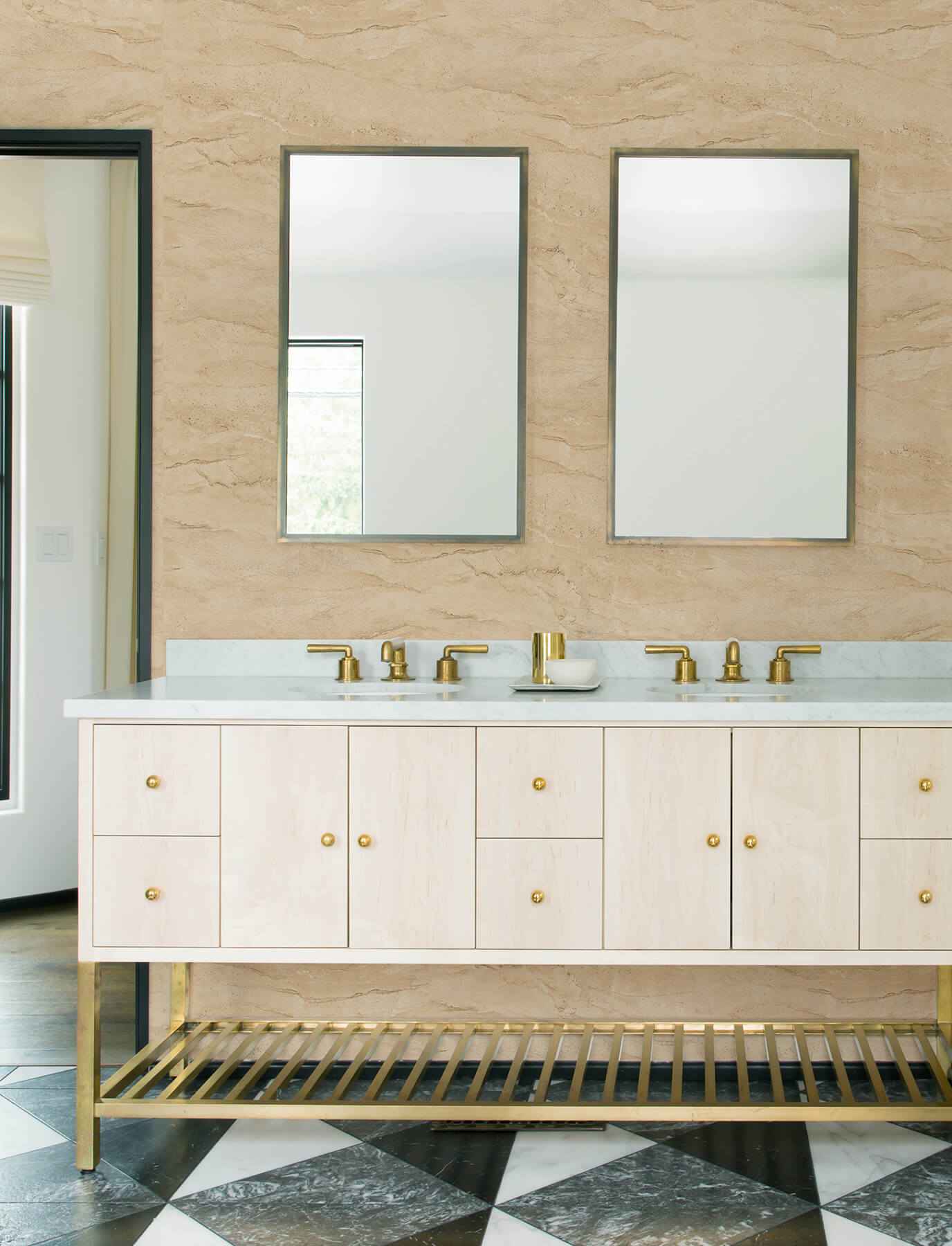 Morgana Light Brown Stone Wallpaper - York Wallcoverings - 4191-83001 - York Wallcoverings Wallpaper