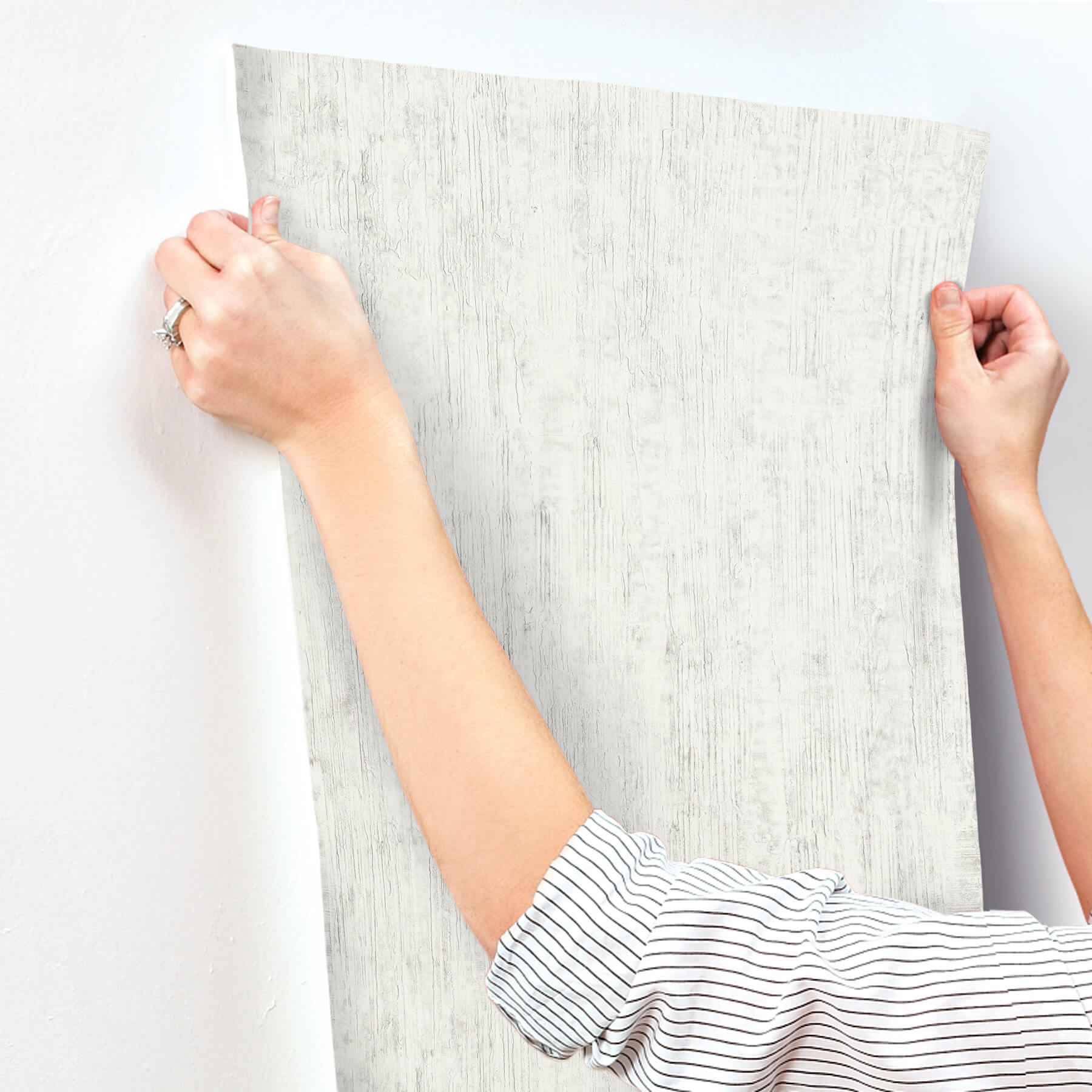 Ramona White Distressed Texture Wallpaper - York Wallcoverings - 4191-83002 - York Wallcoverings Wallpaper