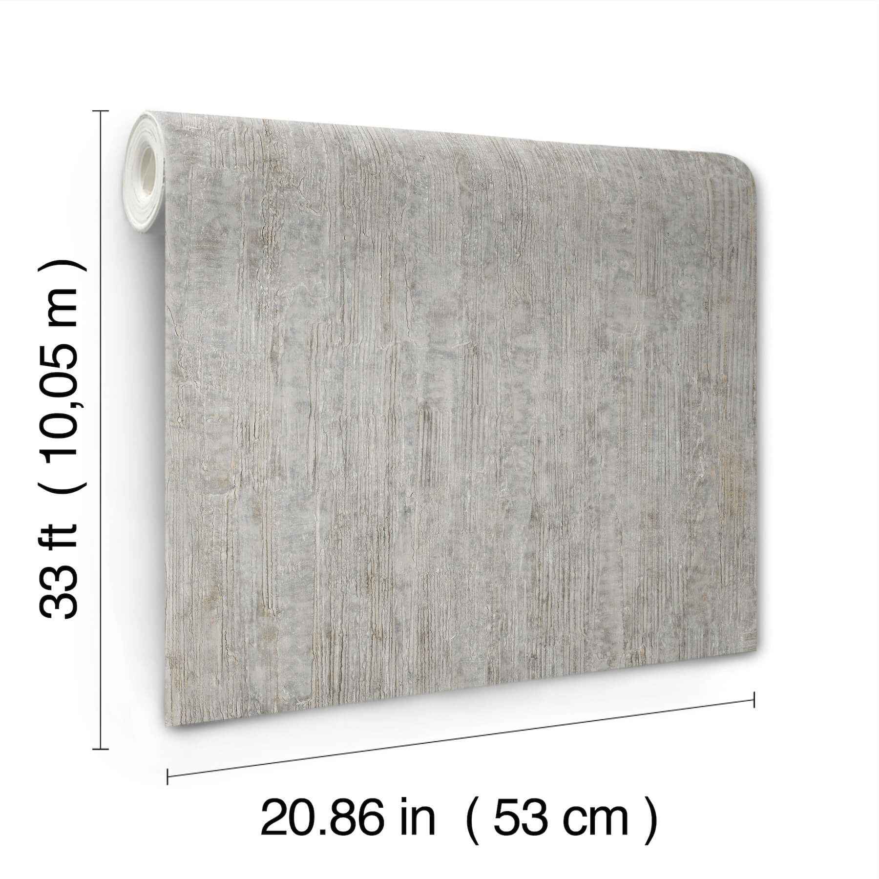 Ramona Grey Distressed Texture Wallpaper - York Wallcoverings - 4191-83004 - York Wallcoverings Wallpaper