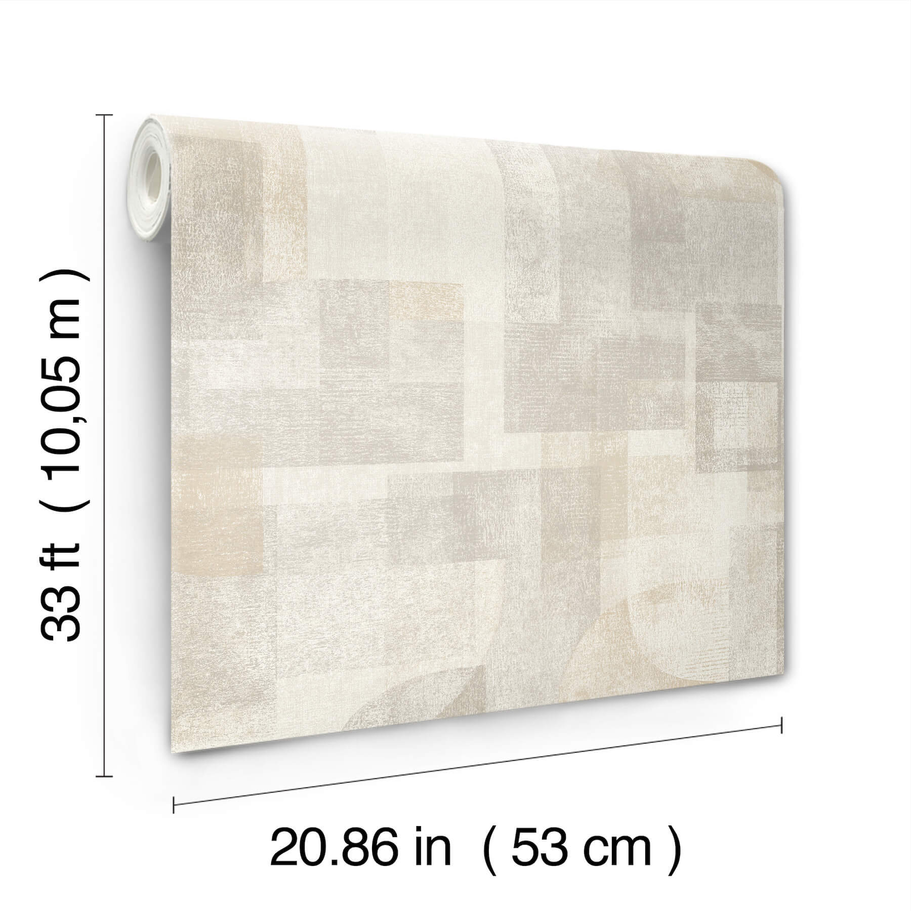 cassandra-taupe-block-geometric-wallpaper-york-wallcoverings-4191-83030 - York Wallcoverings Papel pintado