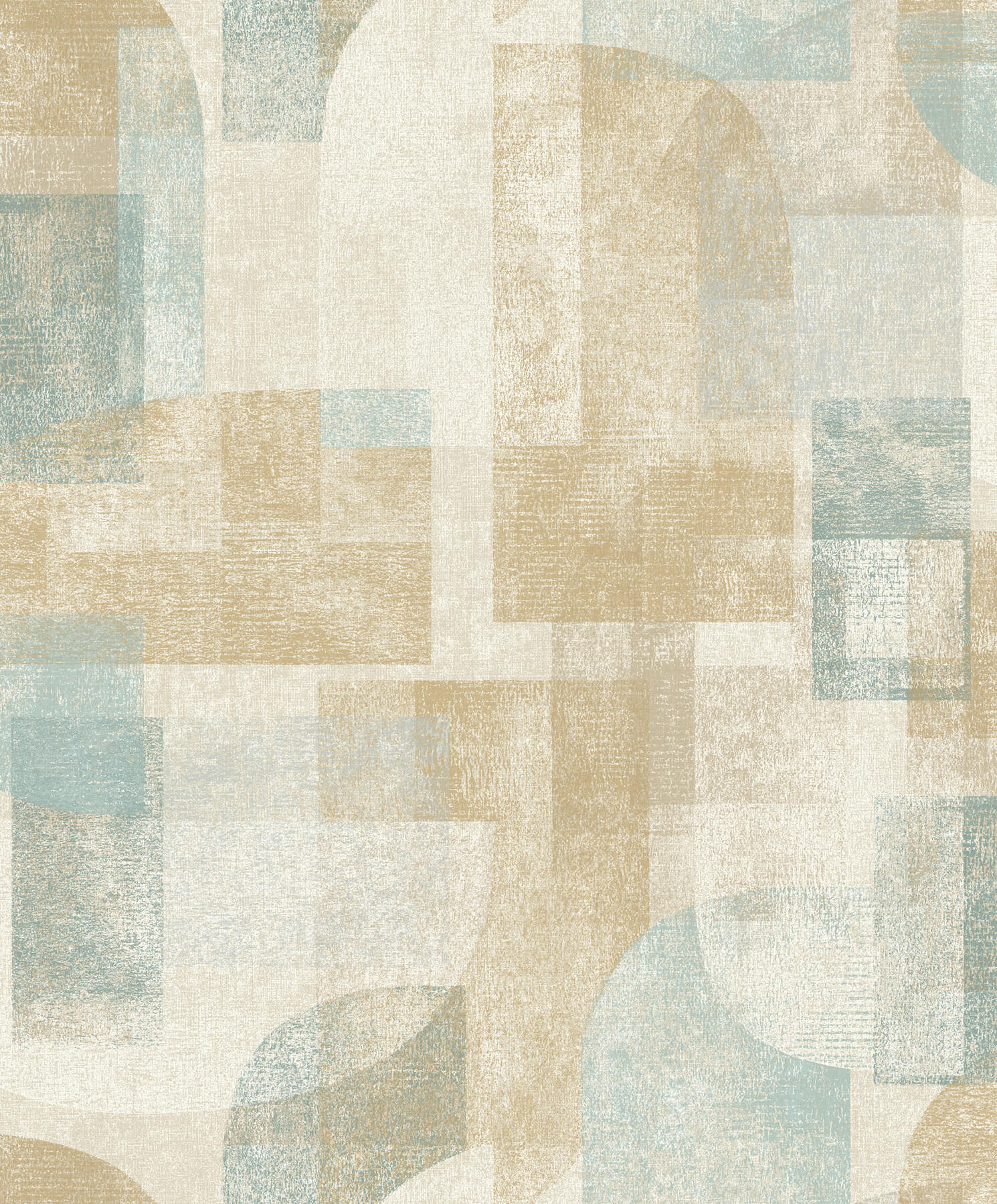 cassandra-teal-block-geometric-wallpaper-york-wallcoverings-4191-83031 - York Wallcoverings Wallpaper