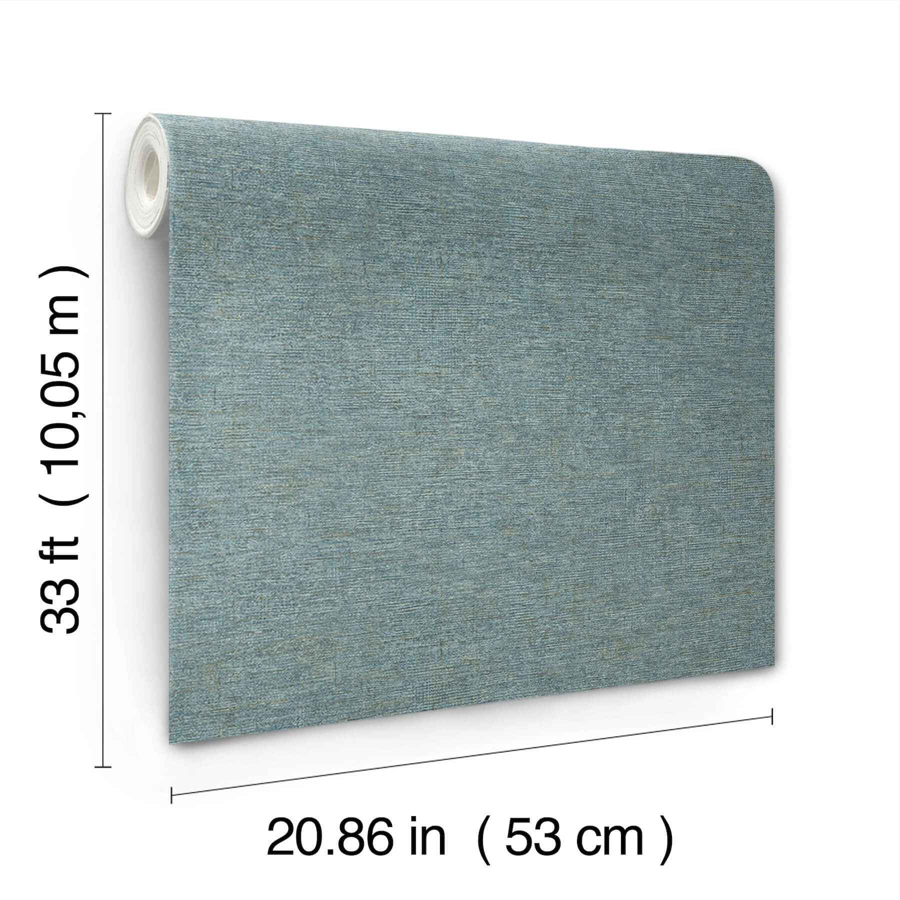 Tansy Teal Distressed Wallpaper - York Wallcoverings - 4191-83042 - York Wallcoverings Wallpaper
