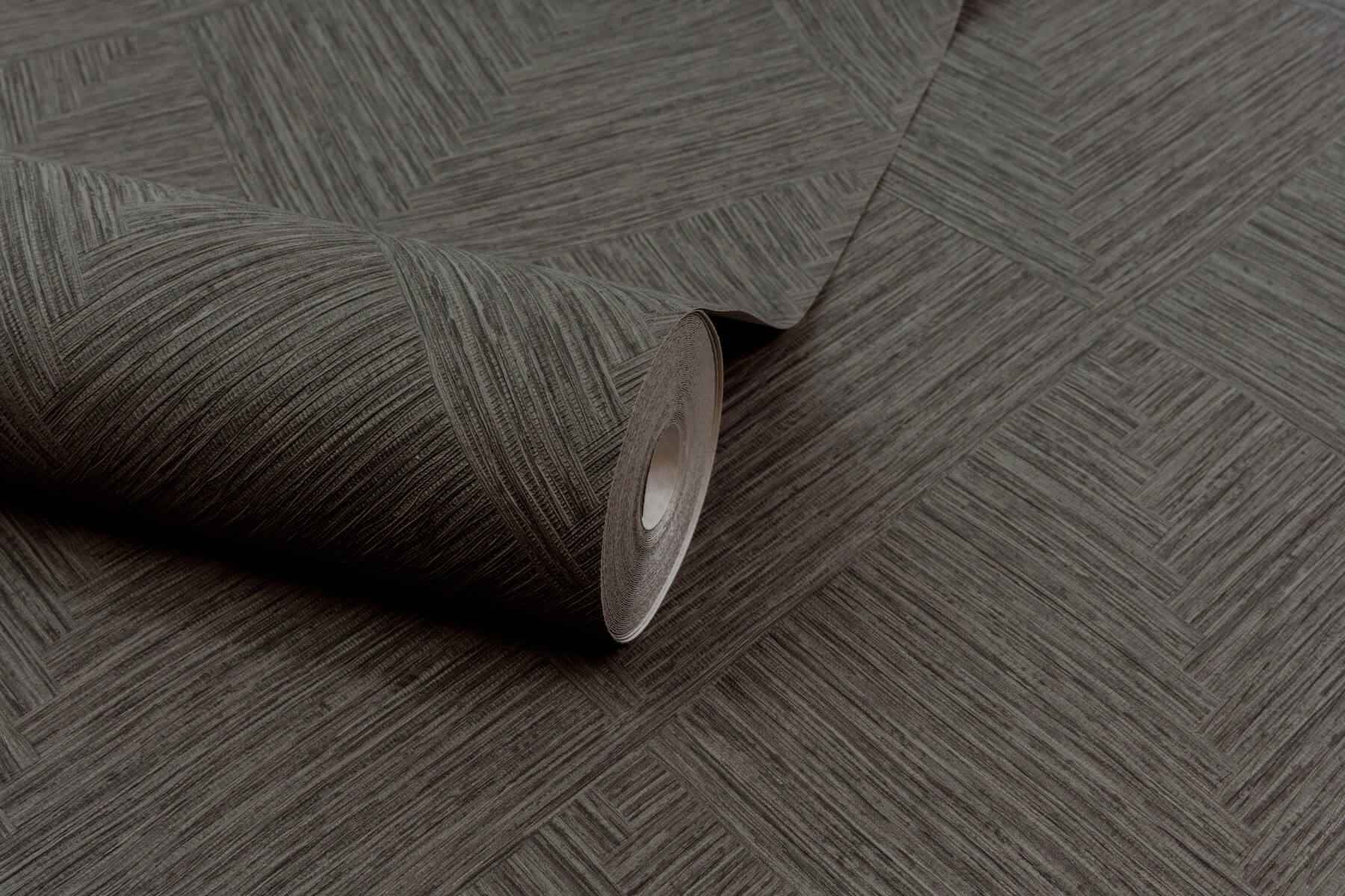 Hollis Charcoal Textured Diamond Wallpaper - York Wallcoverings - 4191-83046 - York Wallcoverings Wallpaper