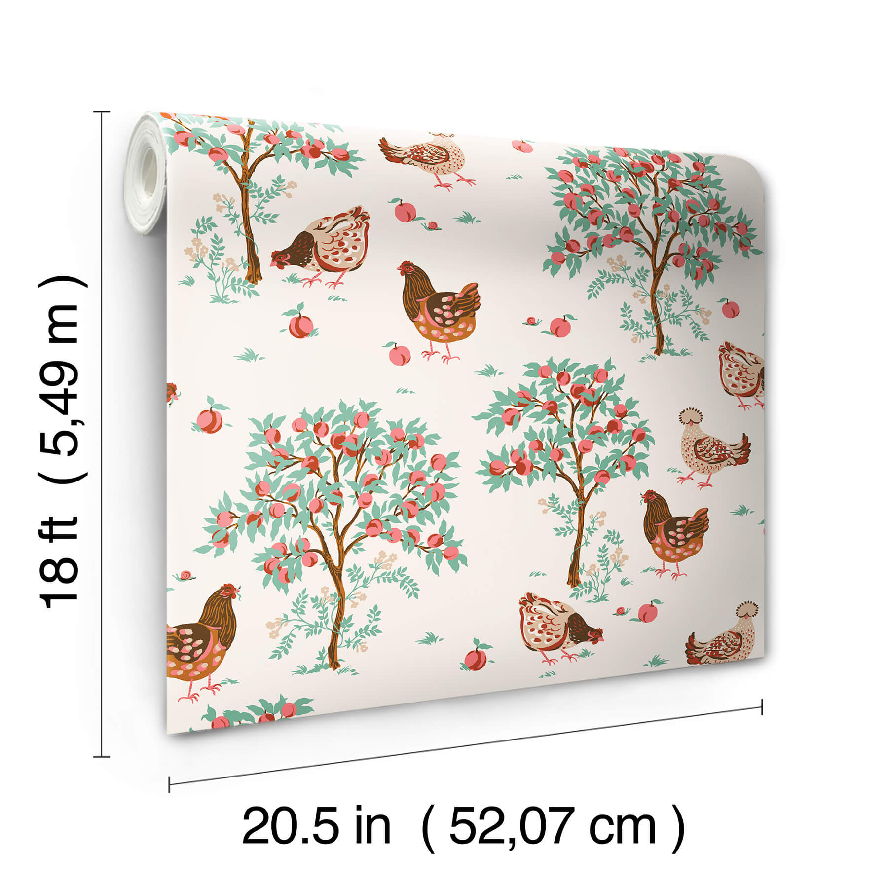 hen-house-linen-peel-and-stick-wallpaper-york-wallcoverings-pfs6561 - York Wallcoverings Wallpaper
