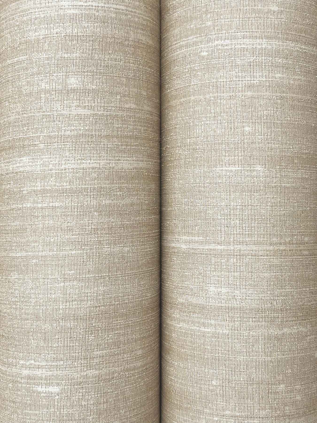 Sari Silk Beige Faux Fabric Wallpaper - York Wallcoverings - UW1001N - York Wallcoverings Wallpaper