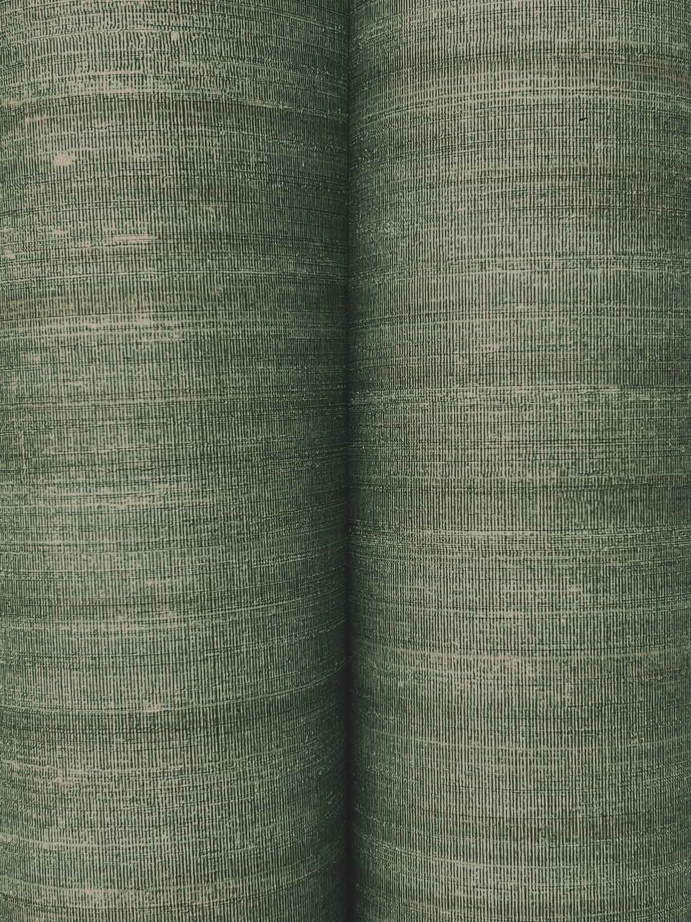 Sari Silk Green Faux Fabric Wallpaper - York Wallcoverings - UW1004N - York Wallcoverings Wallpaper