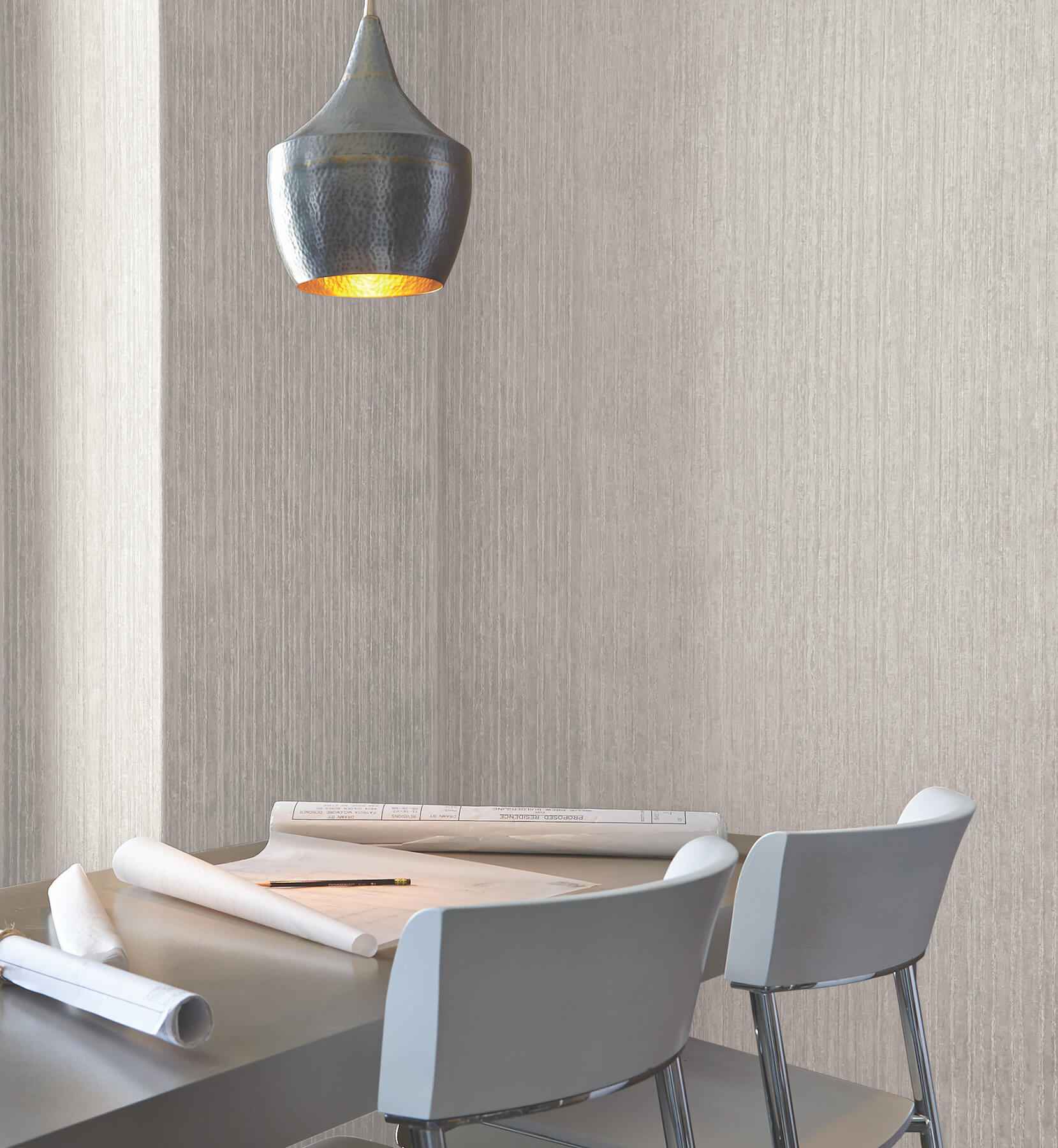 Precious Metal Pearl Corrugated Wallpaper - York Wallcoverings - UW1023N - York Wallcoverings Wallpaper