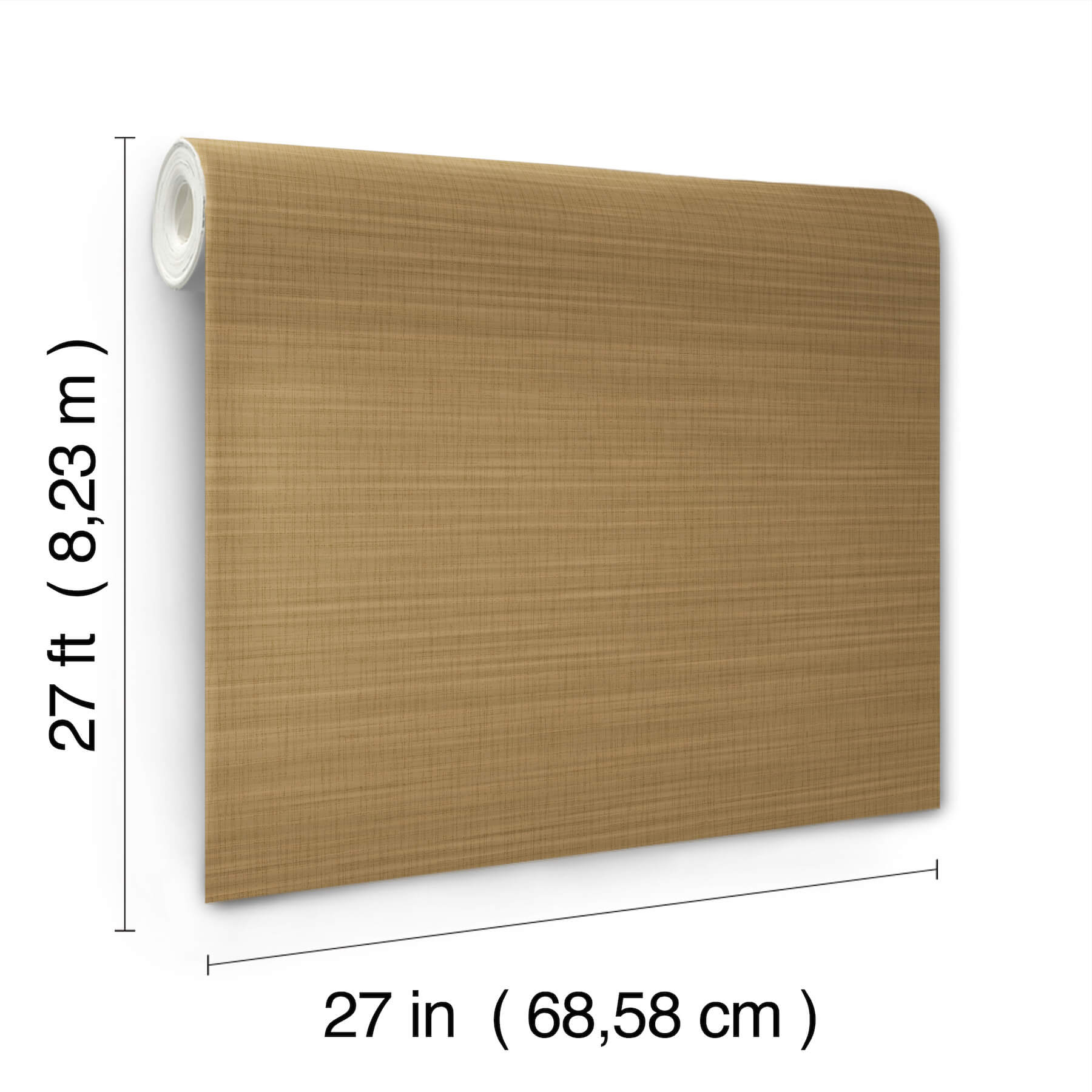 down-to-earth-brass-striated-wallpaper-york-wallcoverings-uw1045n - York Wallcoverings Wallpaper