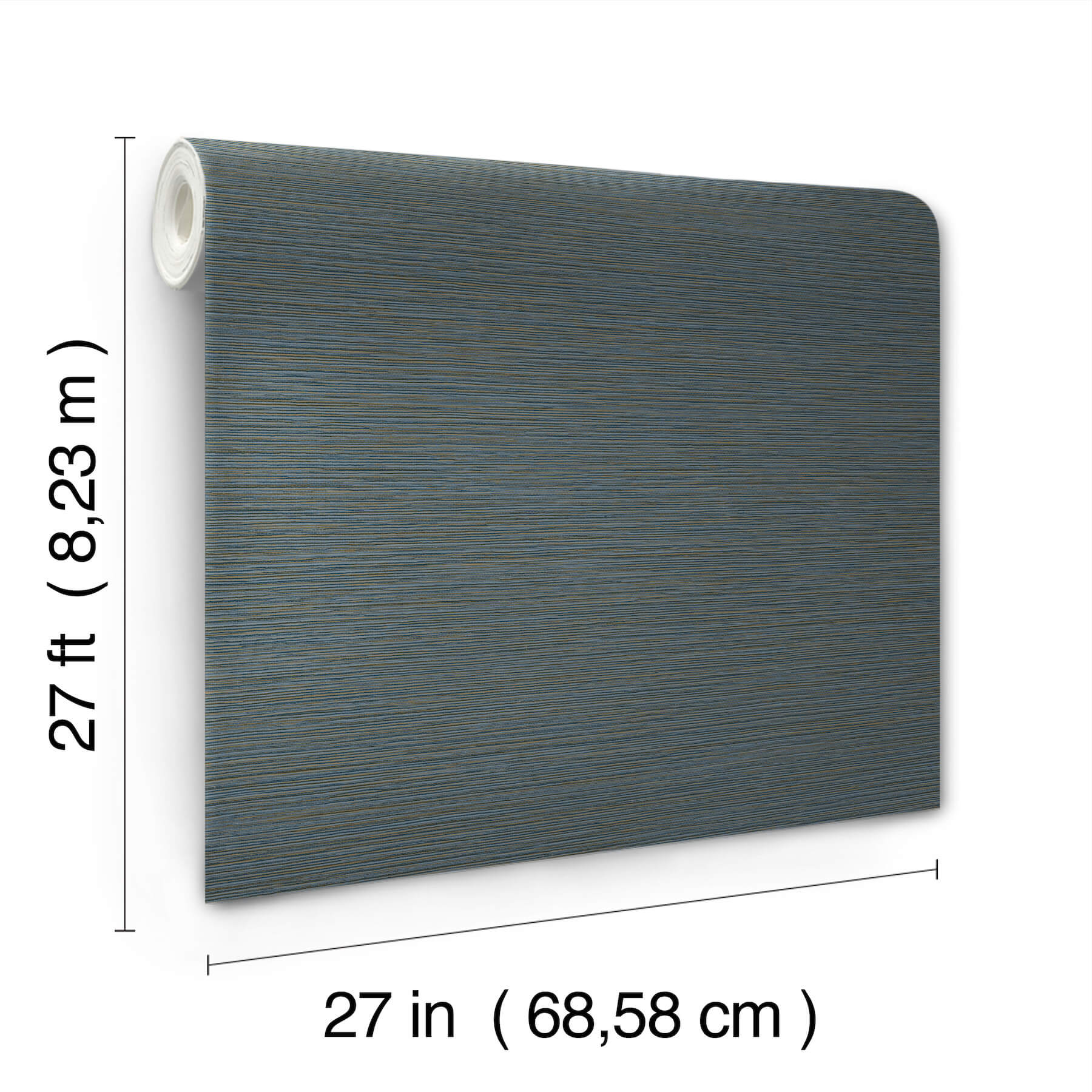 oasis-dark-blue-faux-grasscloth-wallpaper-york-wallcoverings-uw1067n - York Wallcoverings Wallpaper