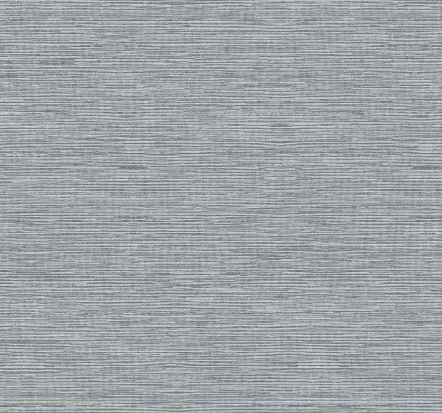 Oasis Blue Faux Grasscloth Wallpaper - York Wallcoverings - UW1071N