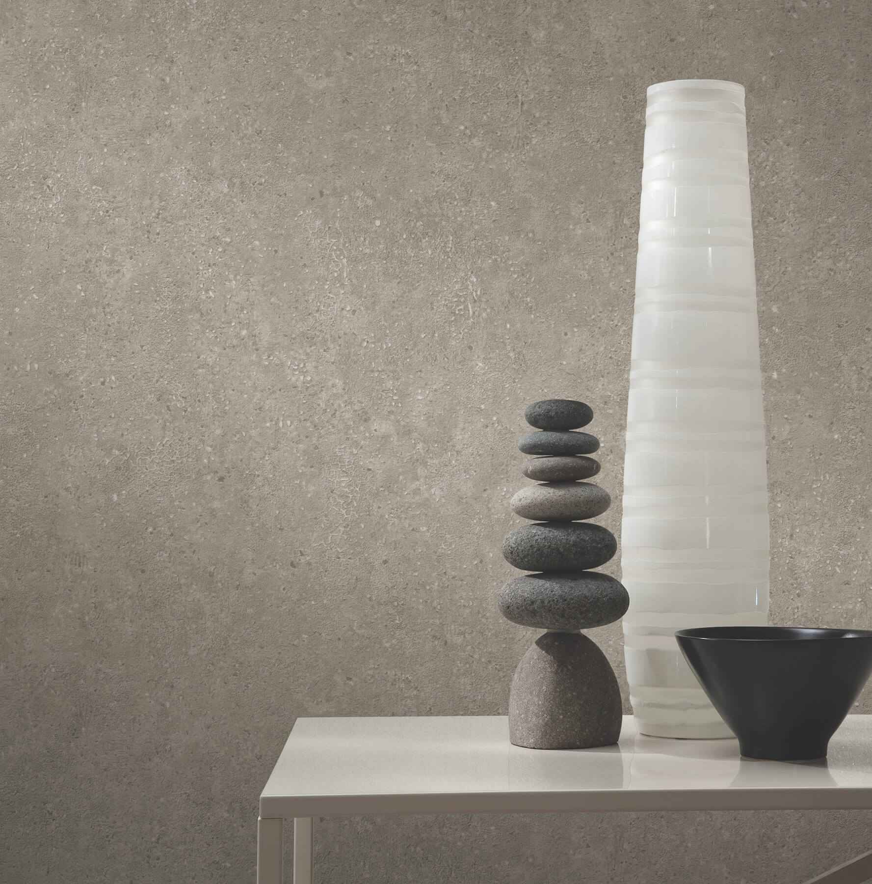 Artisan Stone Taupe Texture Wallpaper - York Wallcoverings - UW1081N - York Wallcoverings Wallpaper