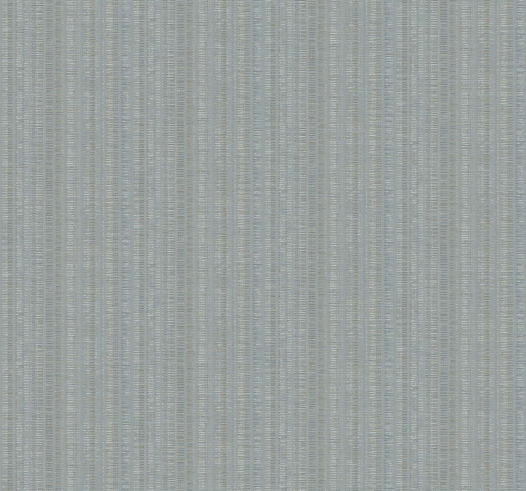 Line in the Sand Light Blue Woven Stripe Wallpaper - York Wallcoverings - UW1091N