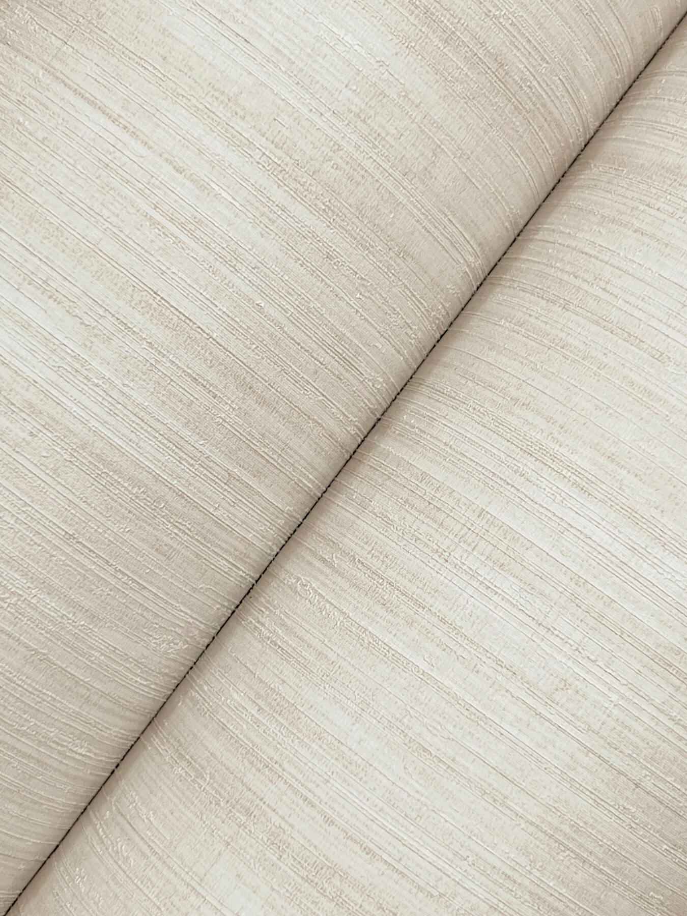 Silk Essence Cream Faux Fabric Wallpaper - York Wallcoverings - UW1100N - York Wallcoverings Wallpaper