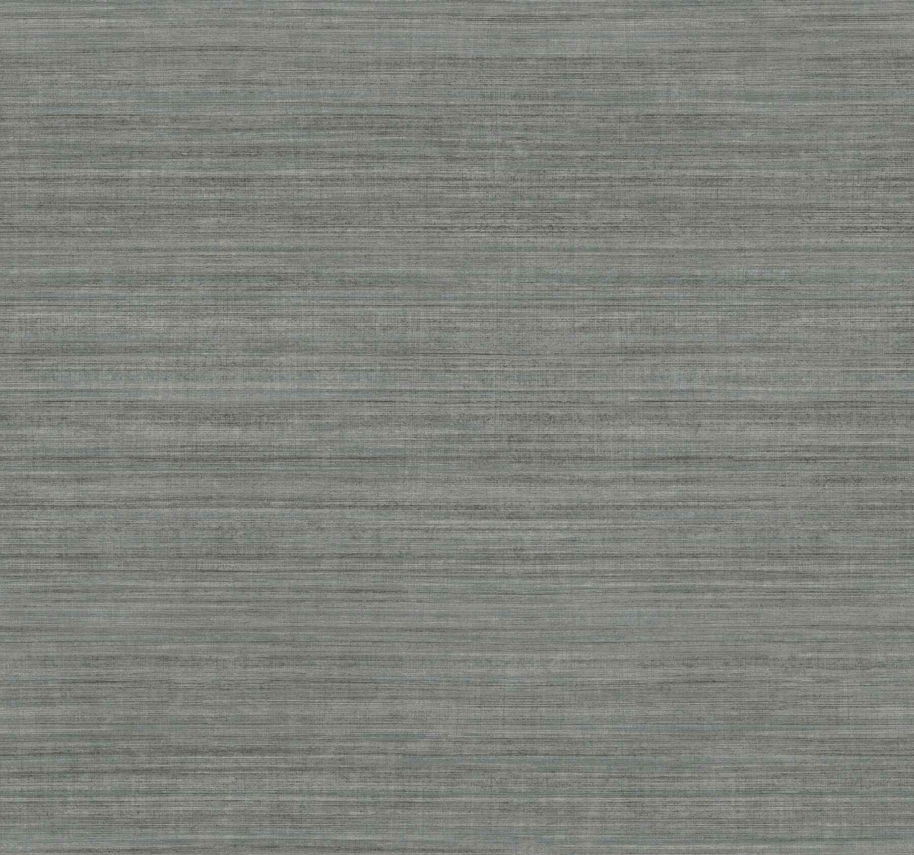 Silk Essence Turquoise Faux Fabric Wallpaper - York Wallcoverings - UW1103N