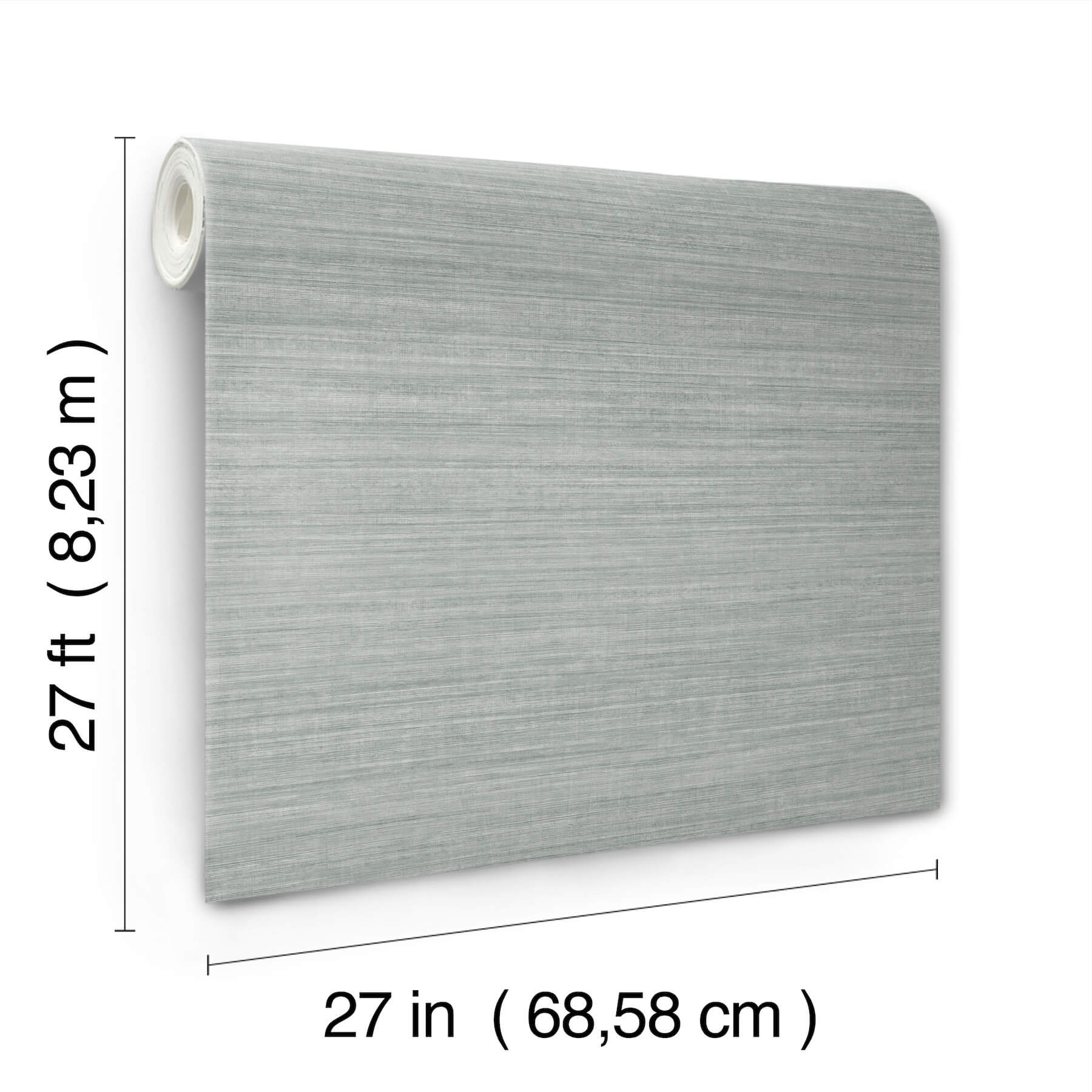 silk-essence-slate-faux-fabric-wallpaper-york-wallcoverings-uw1106n - York Wallcoverings Wallpaper