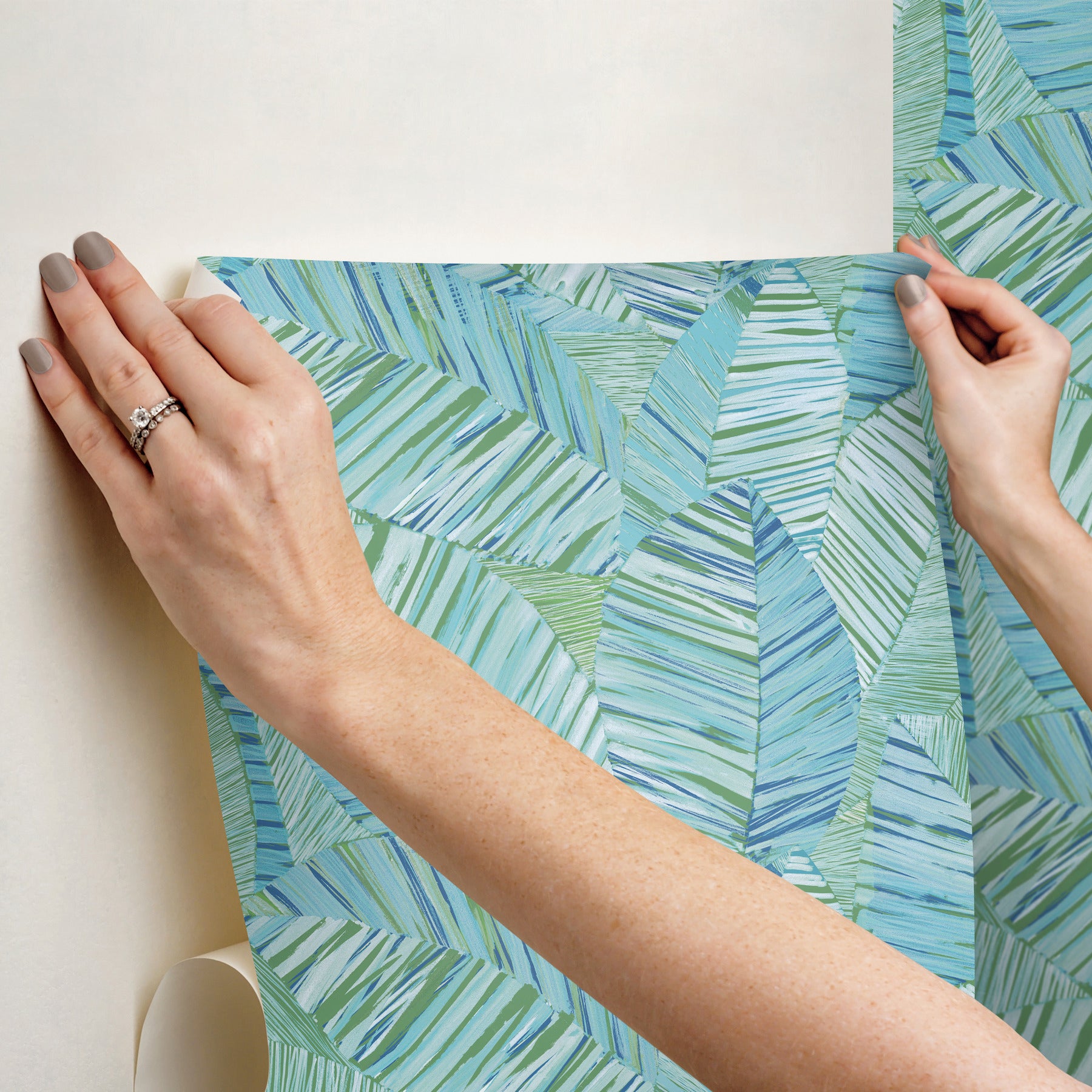 crown-canopy-blue-palm-peel-stick-wallpaper-york-wallcoverings-psw1704rl