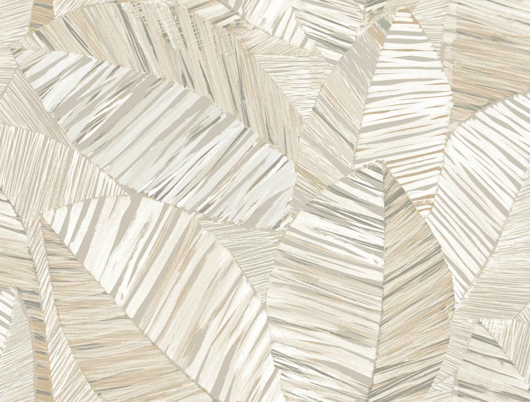 Crown Canopy Neutral Palm Peel Stick Wallpaper - York Wallcoverings - PSW1705RL