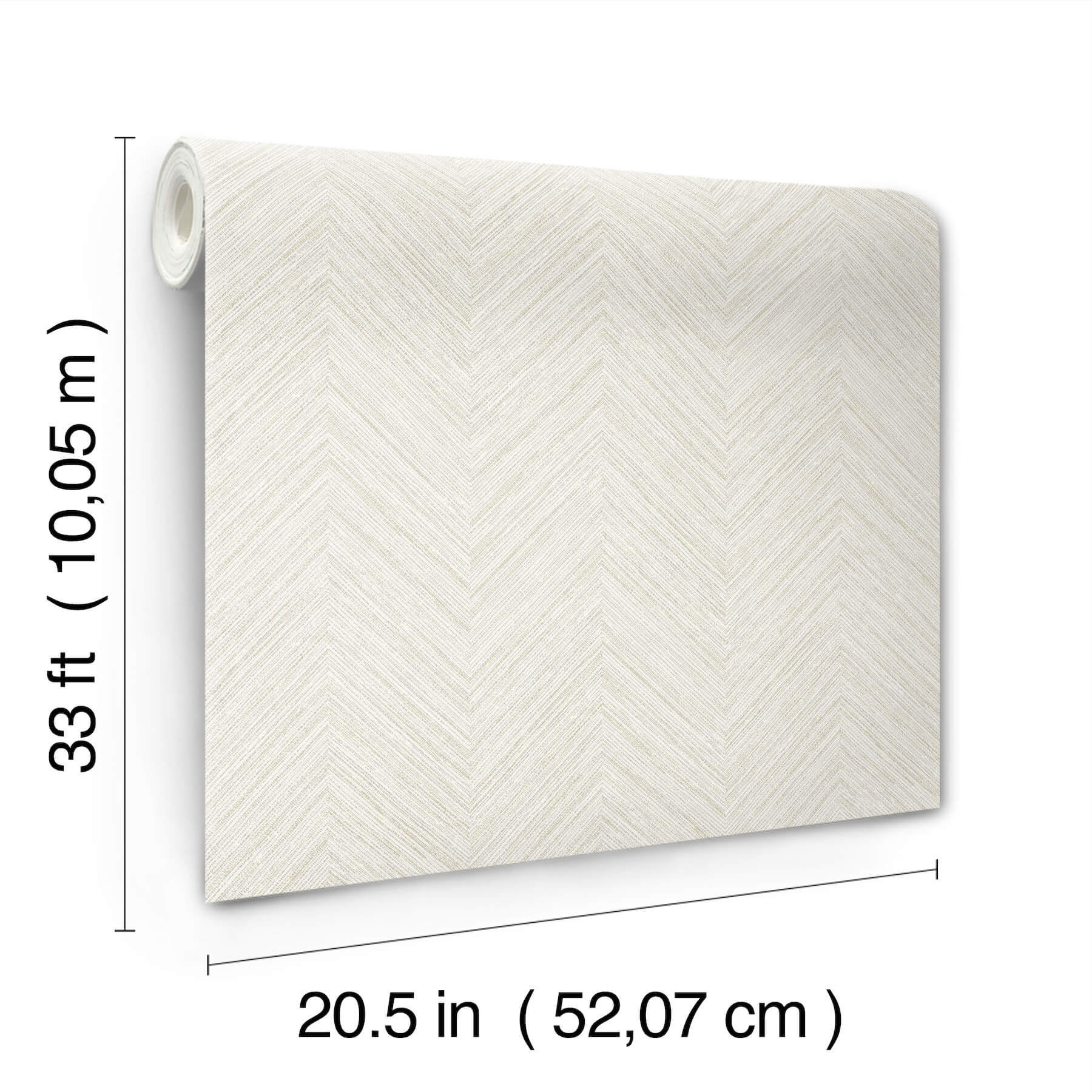 caladesi-light-grey-linen-chevron-wallpaper-york-wallcoverings-4192-13679 - York Wallcoverings Wallpaper