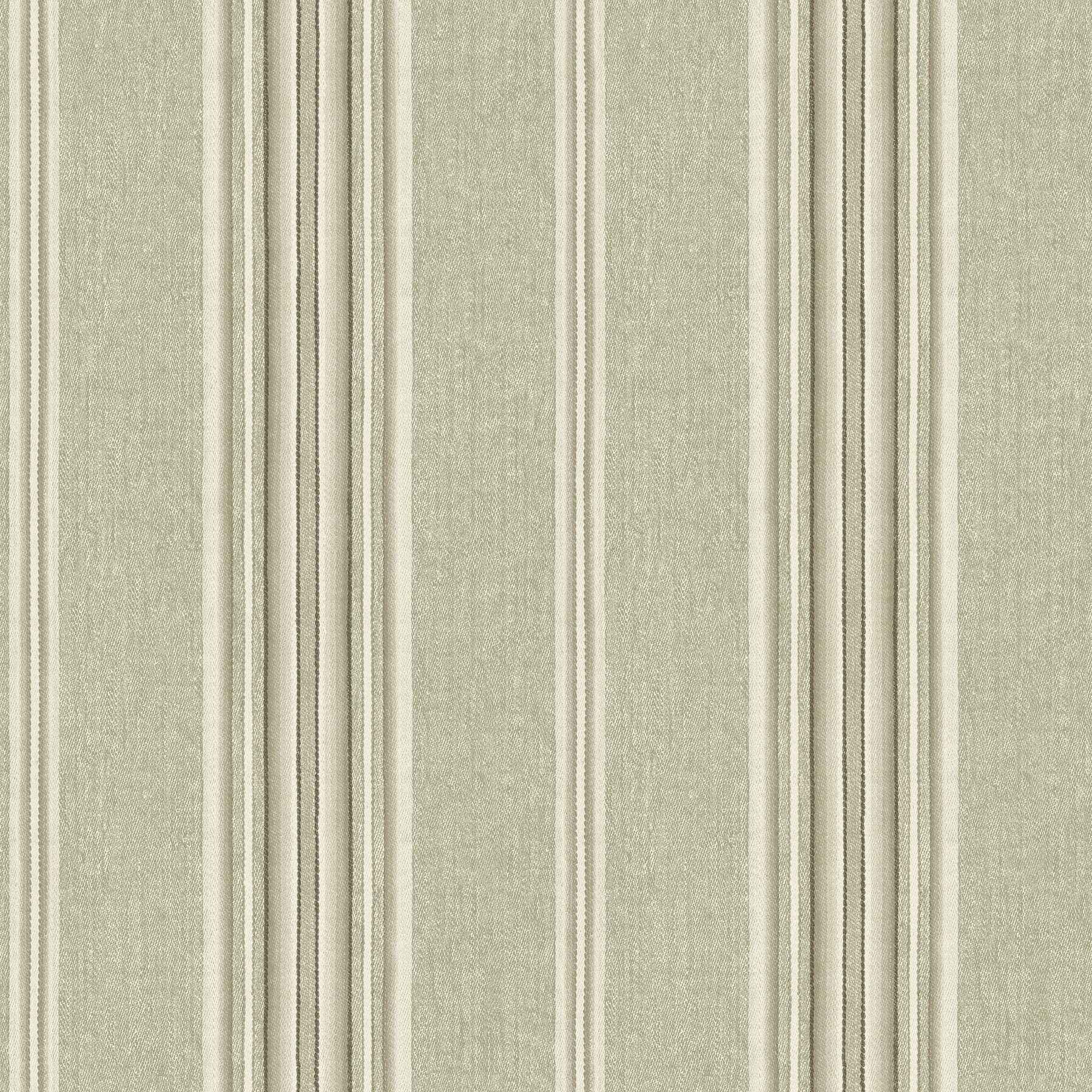 Calvados Moss Linen Stripe Wallpaper - York Wallcoverings - 4192-83121 - York Wallcoverings Wallpaper