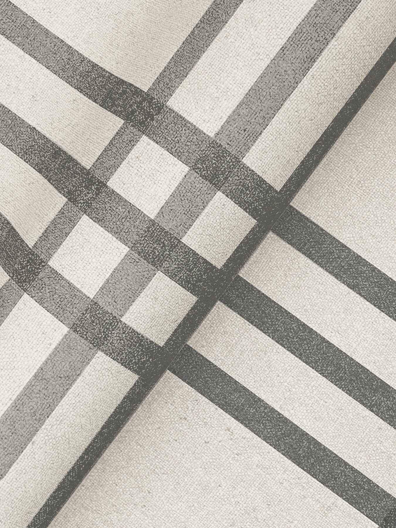 Fletcher Black Plaid Wallpaper - York Wallcoverings - 4192-83403 - York Wallcoverings Wallpaper