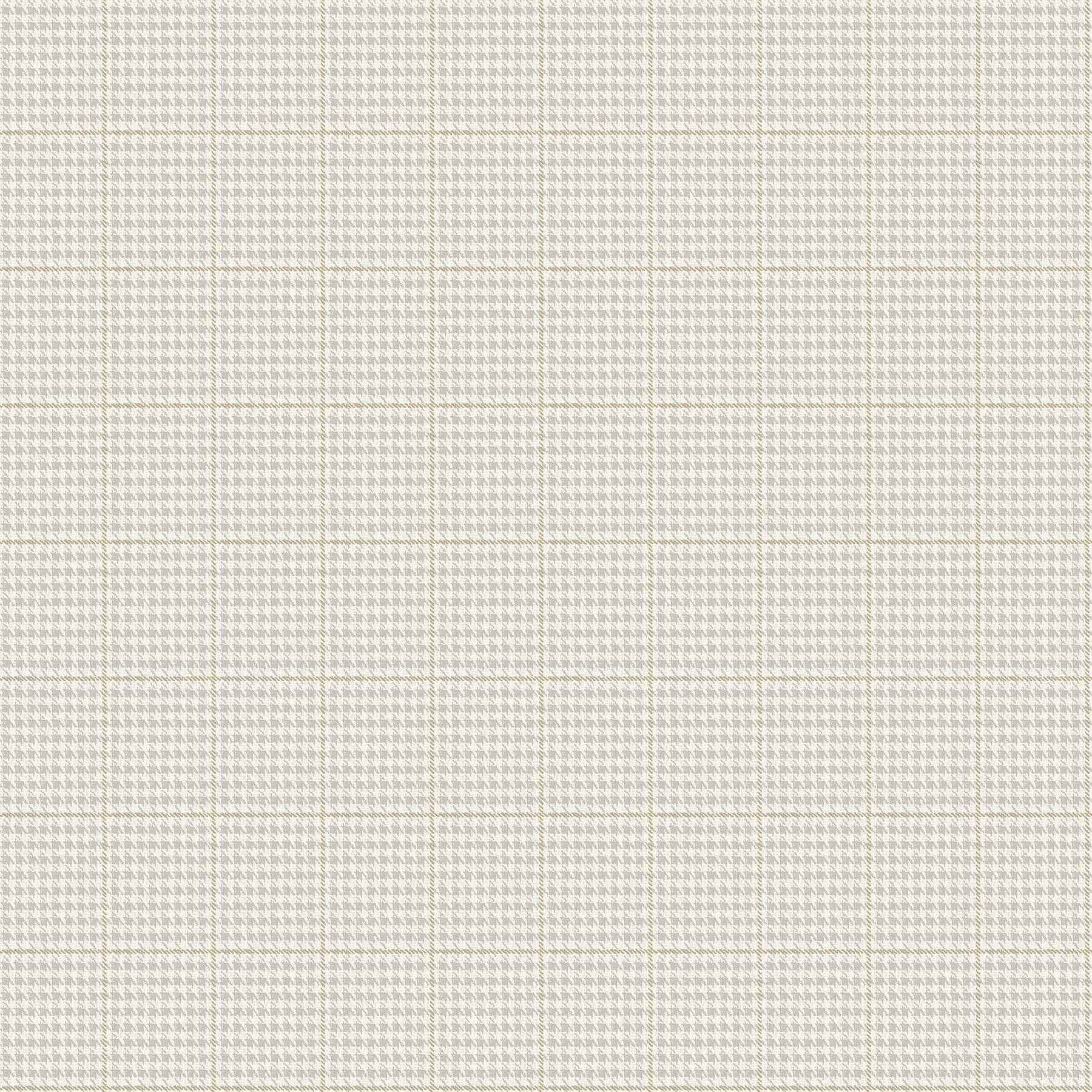 Prescott Grey Glen Check Wallpaper - York Wallcoverings - 4192-83413