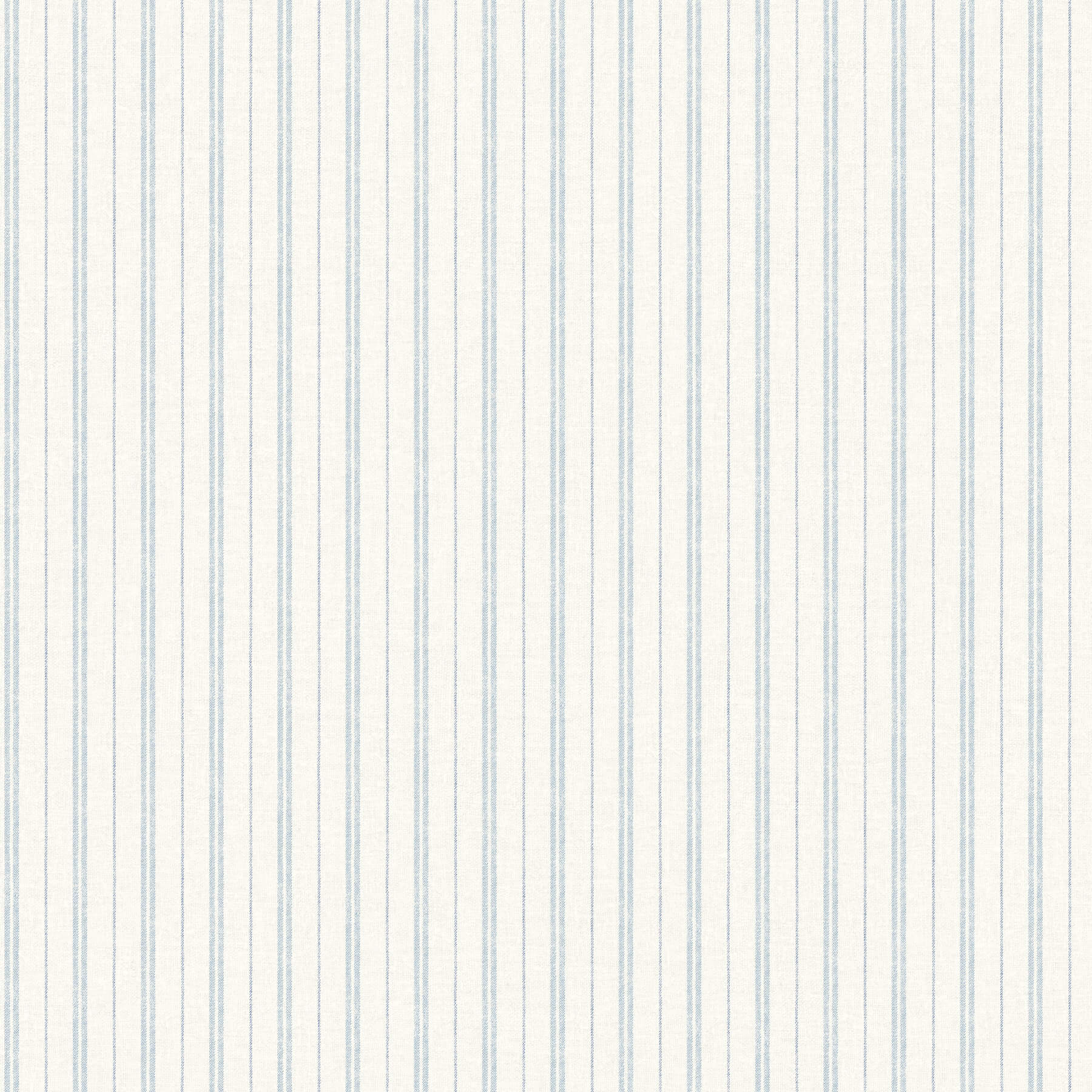 Harville Light Blue Double Stripe Wallpaper - York Wallcoverings - 4192-83426