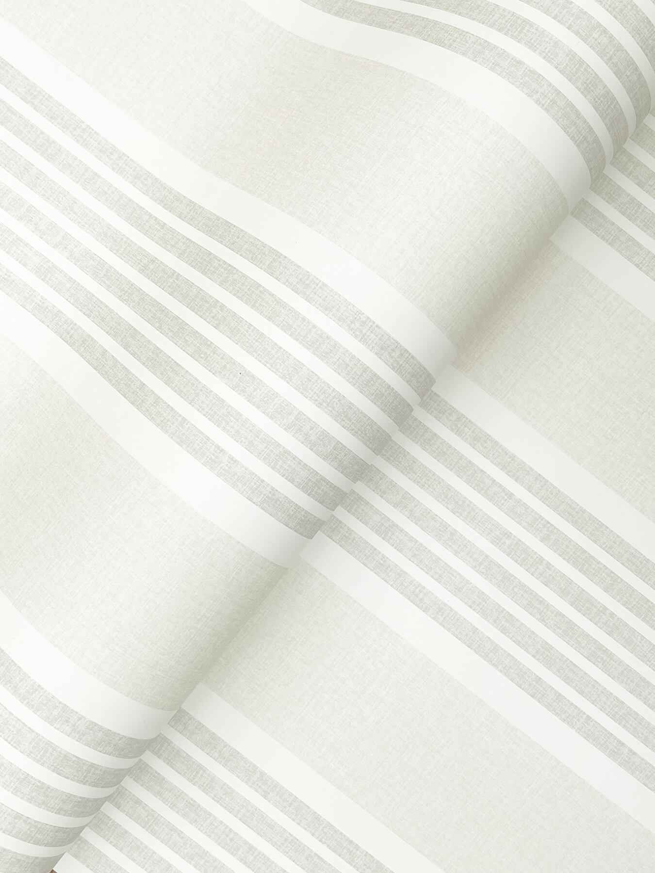 Bingley Light Grey Embellished Stripe Wallpaper - York Wallcoverings - 4192-83434 - York Wallcoverings Wallpaper