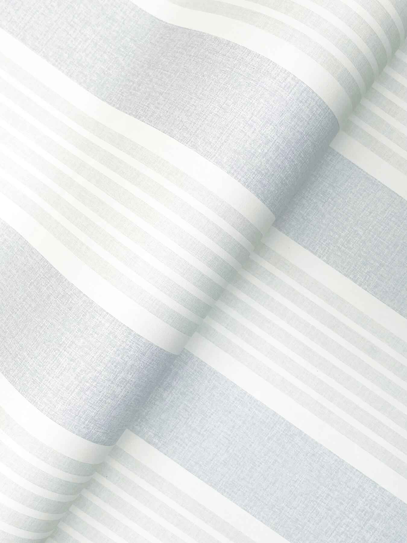 Bingley Light Blue Embellished Stripe Wallpaper - York Wallcoverings - 4192-83436 - York Wallcoverings Wallpaper