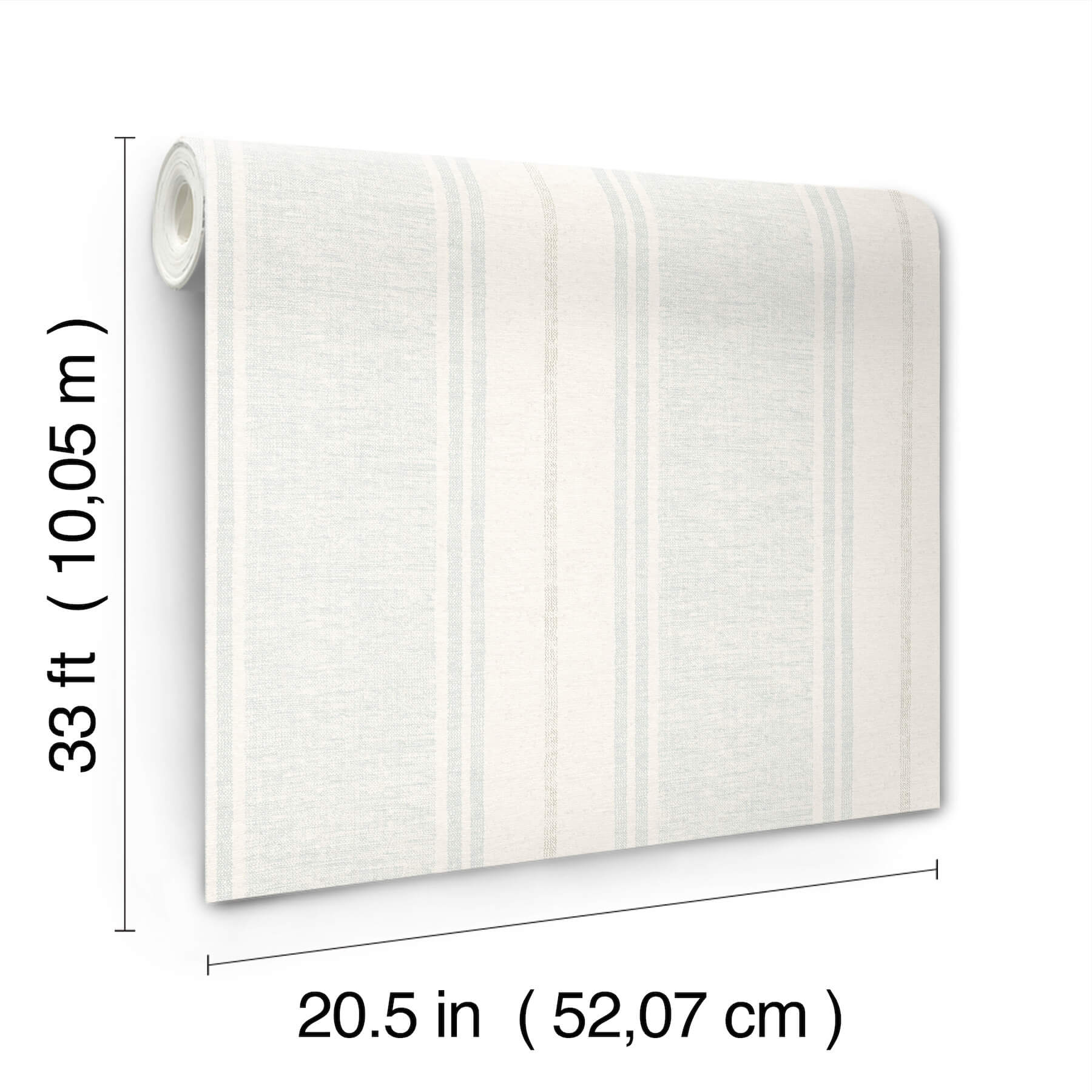 maddox-light-blue-flannel-stripe-wallpaper-york-wallcoverings-4192-83442 - York Wallcoverings Wallpaper