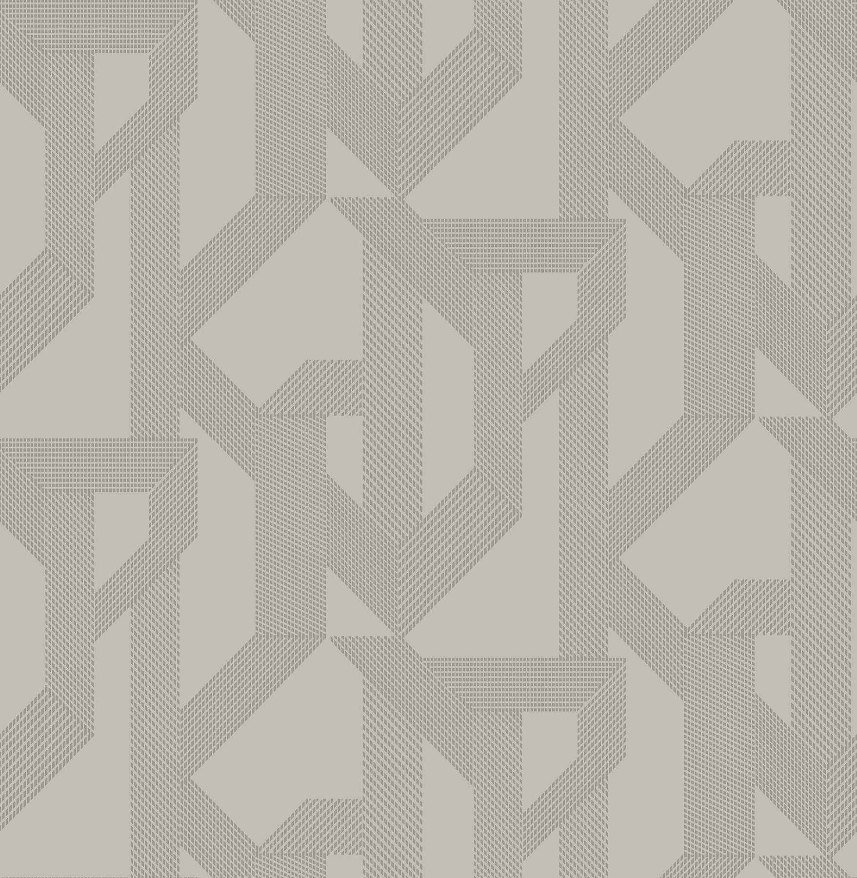 Franz Dove Geometric Wallpaper - York Wallcoverings - 4198-27800